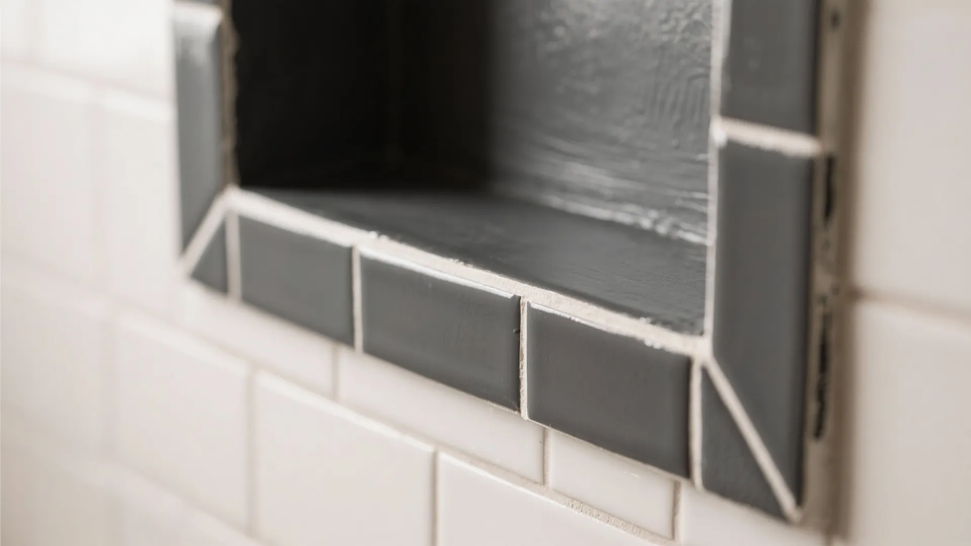 Charcoal Accent Zones to Frame the Room