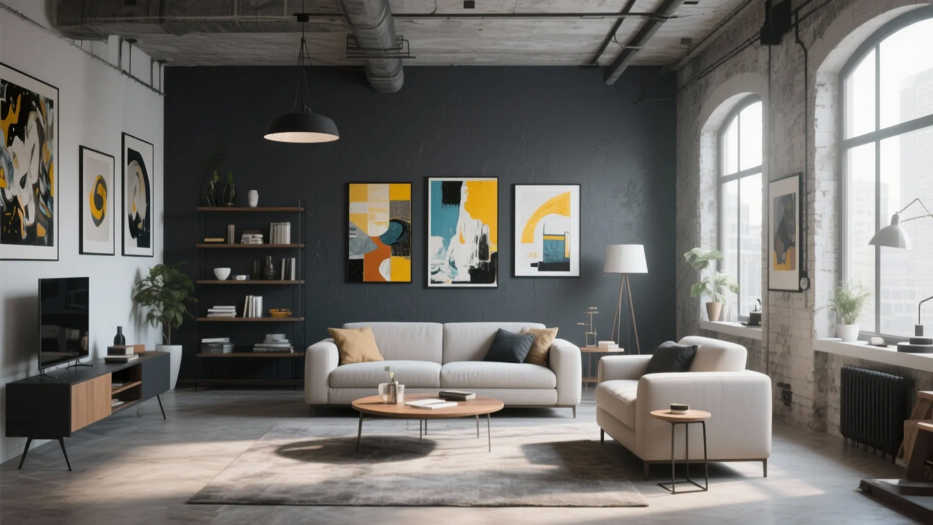 3. Charcoal Gray for Drama