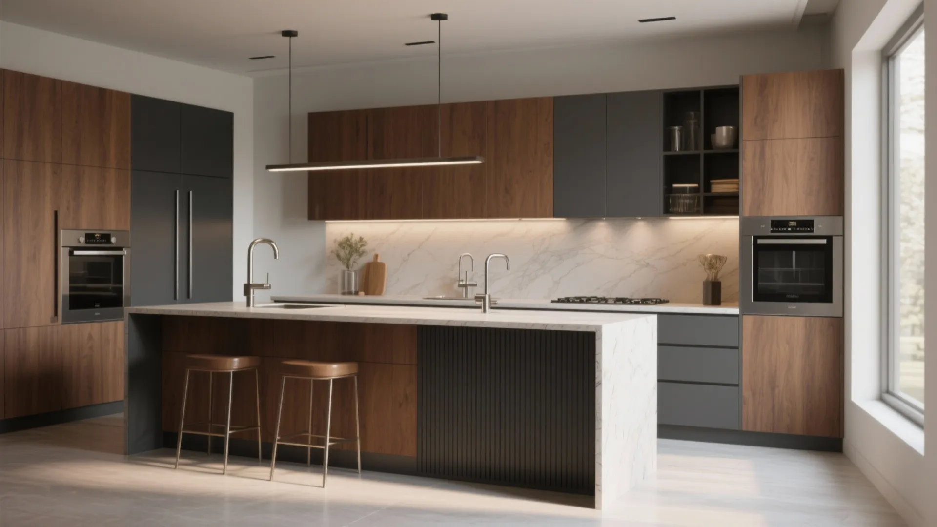 3. Charcoal Gray Accents