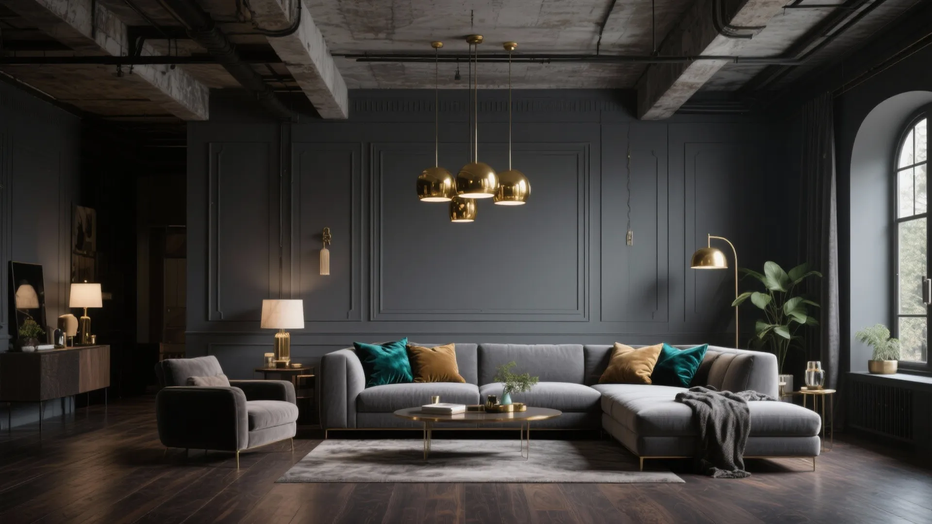 2. Charcoal Gray for Drama