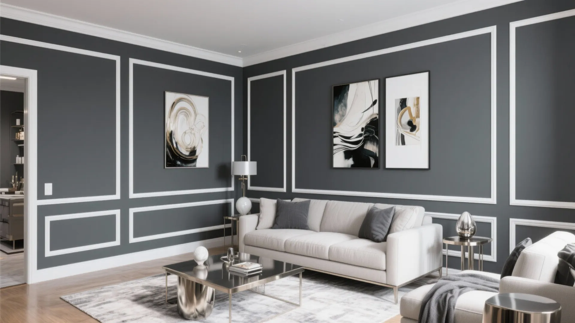 6. Charcoal Gray for Modern Drama