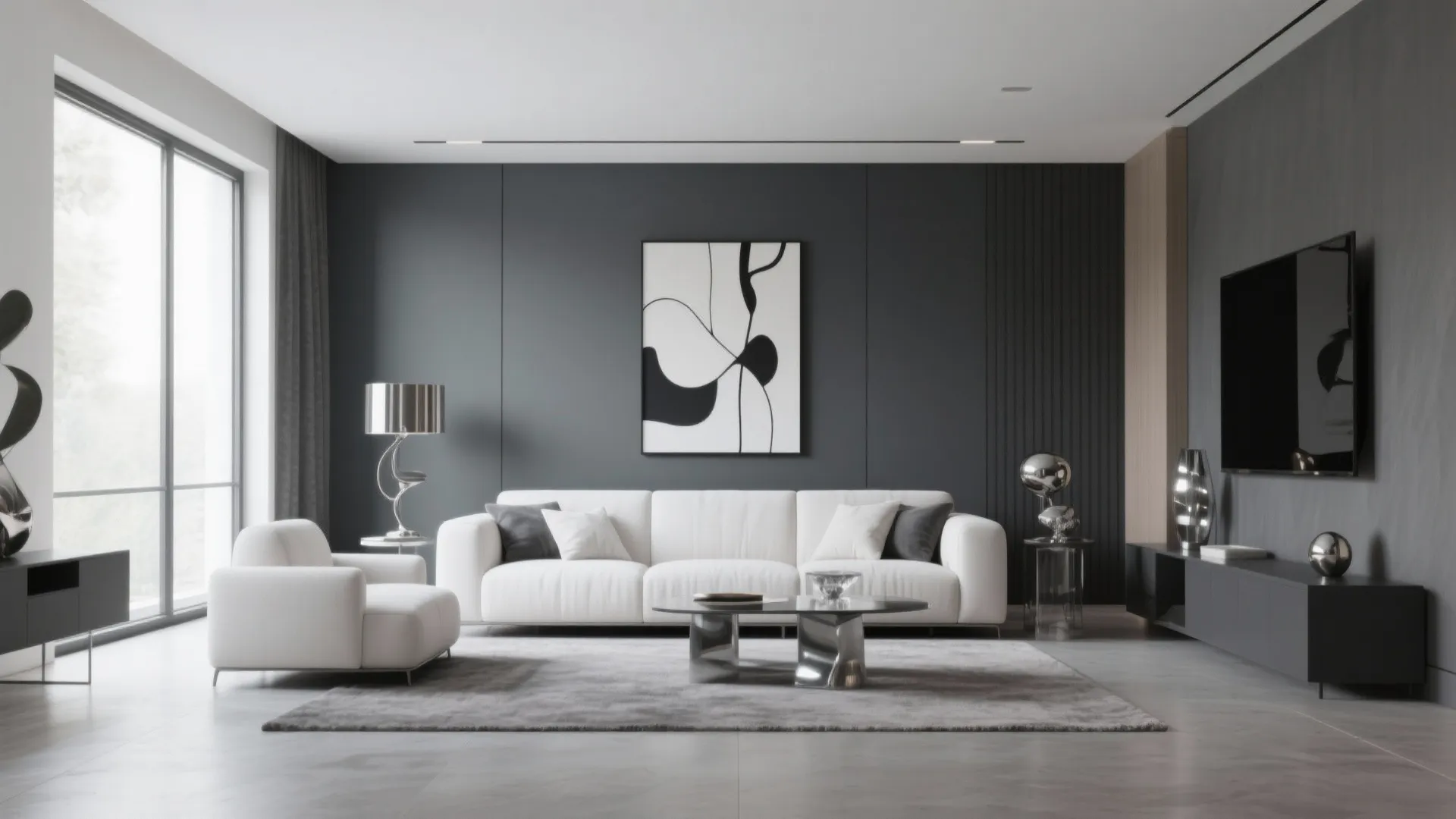 4. Charcoal Grey Sophistication