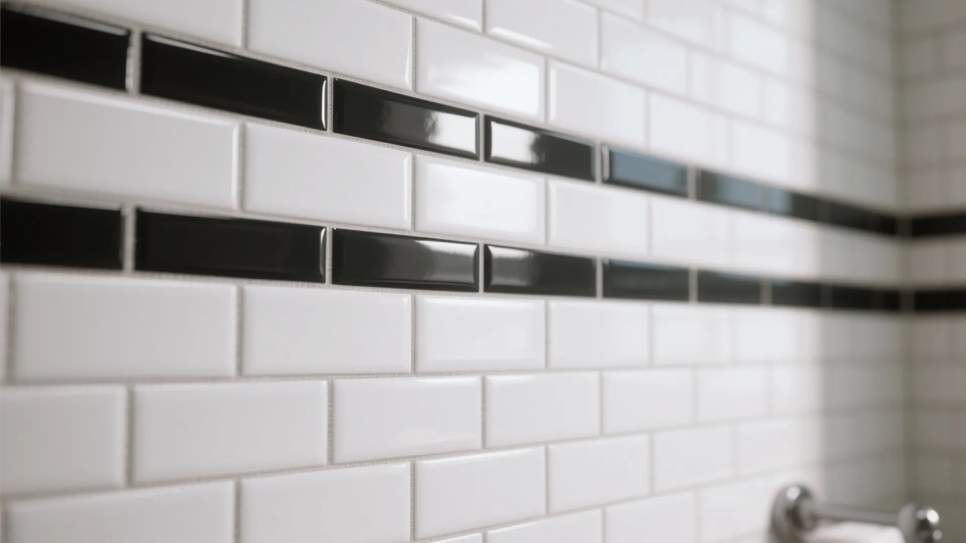 Contrast grout for definition