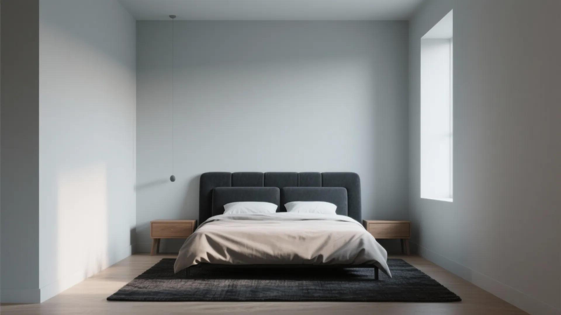 3. Anchor the bed with contrast