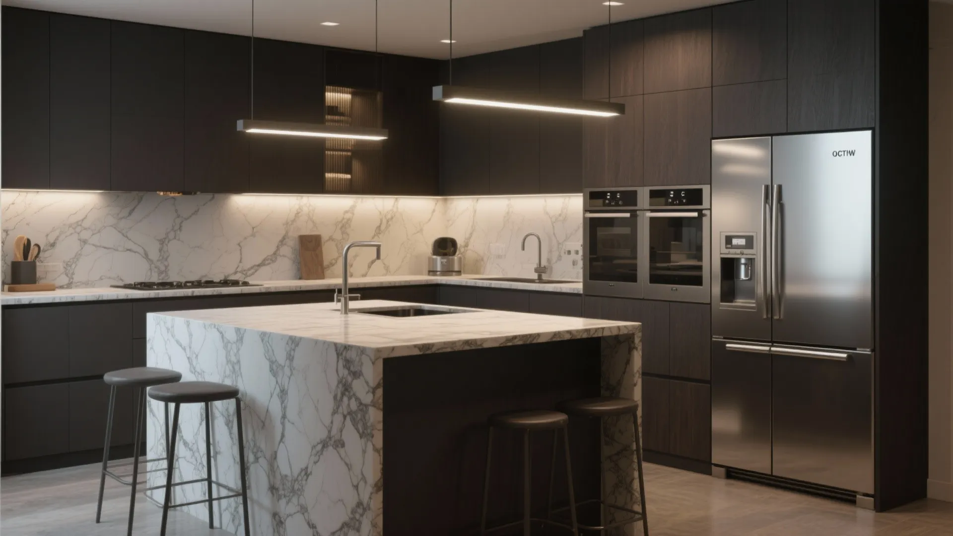 3. Warm Charcoal or Graphite