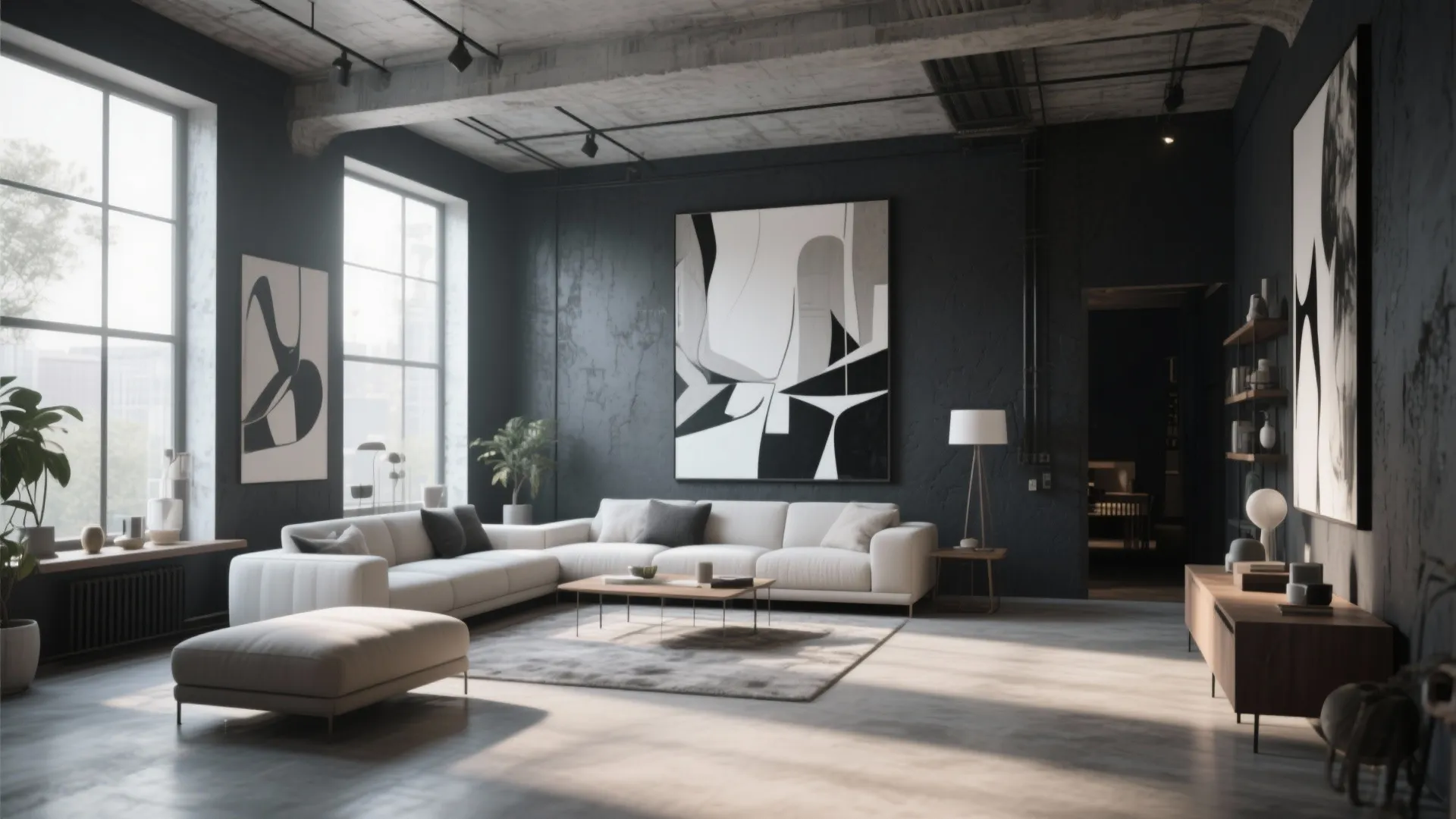 Charcoal Modern Edge