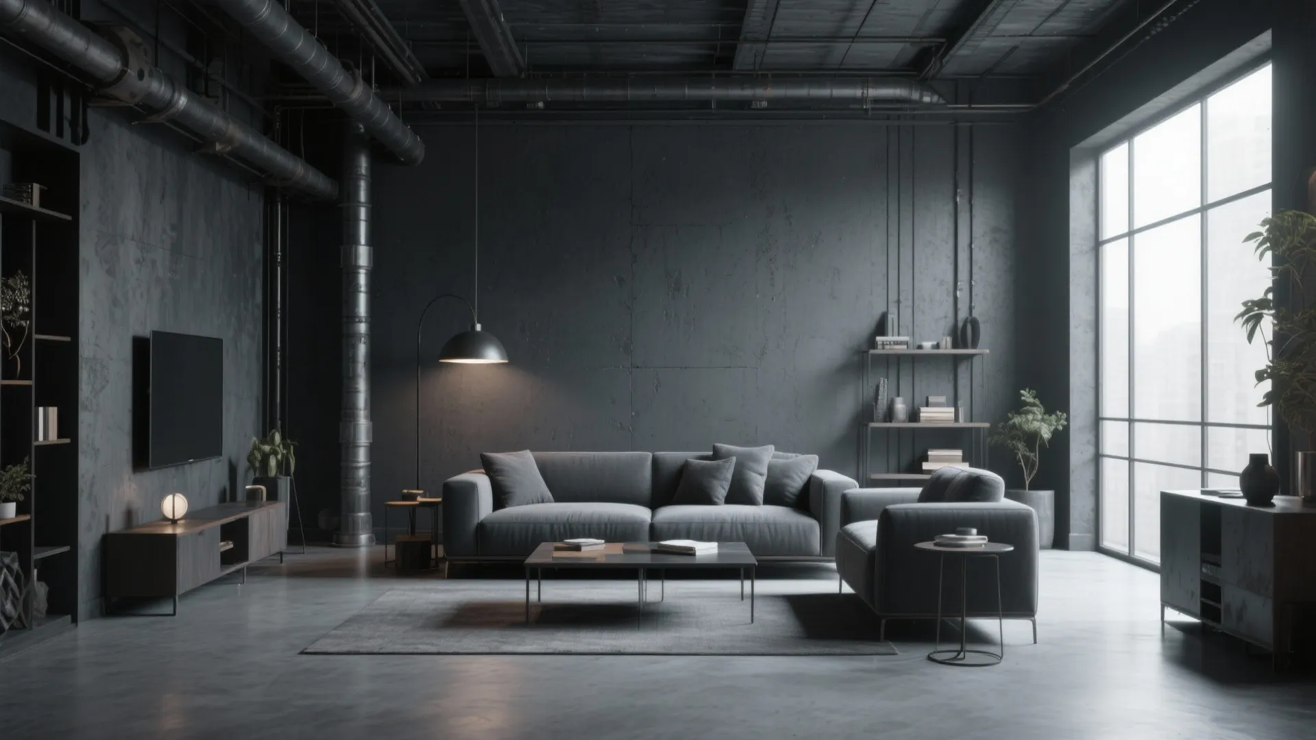 6. Charcoal Gray Modern Edge