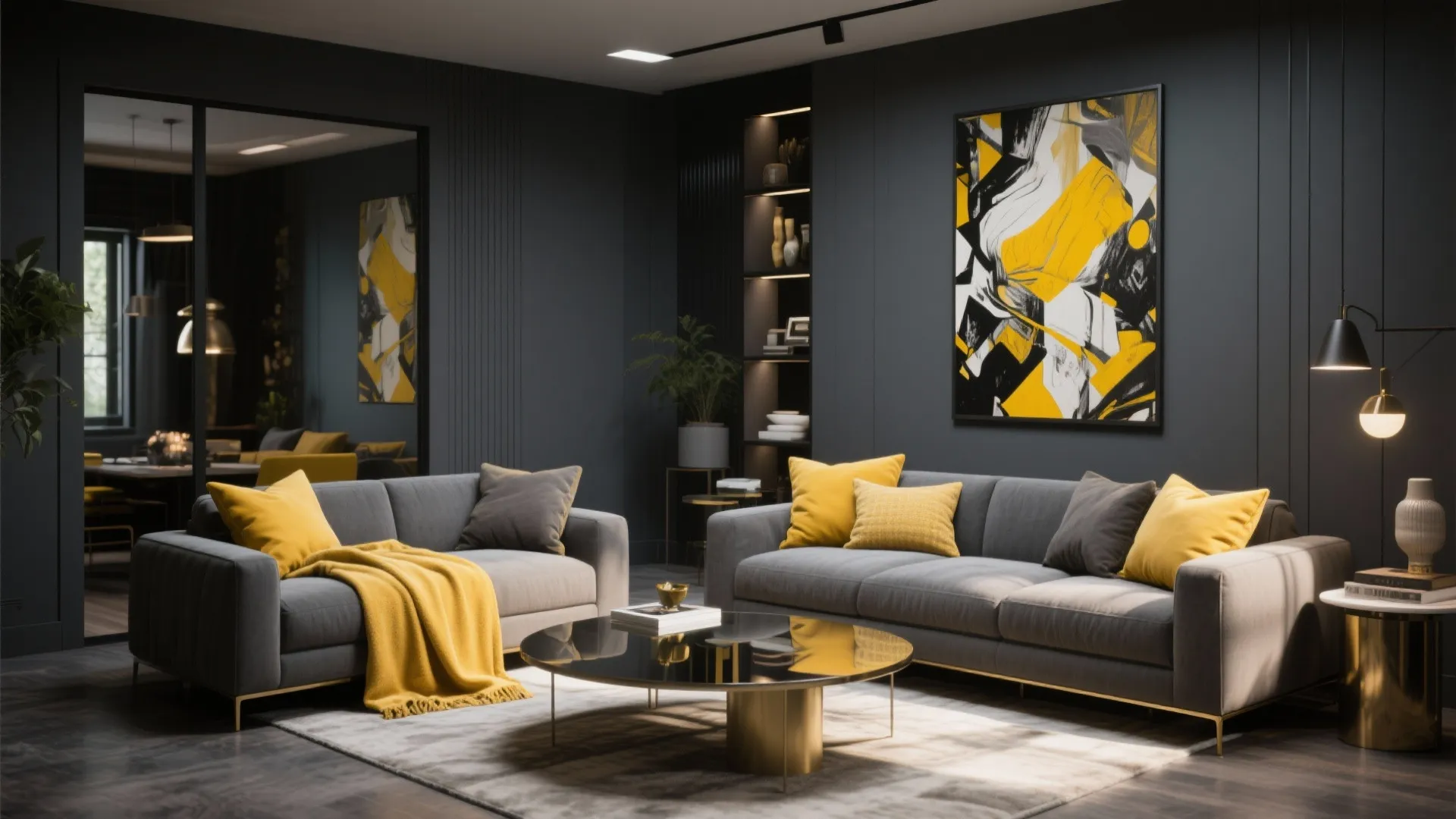 Charcoal and Mustard