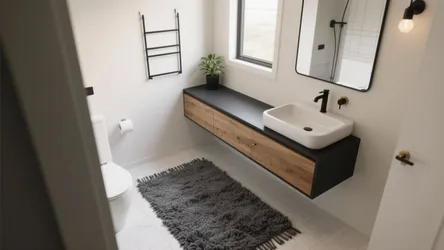 5 Charcoal Gray Bathroom Rug Ideas