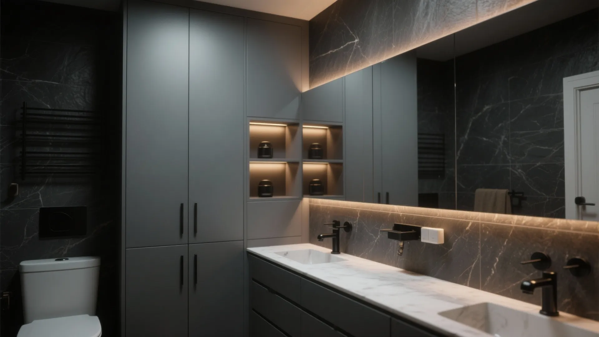 3. Moody charcoal or deep slate