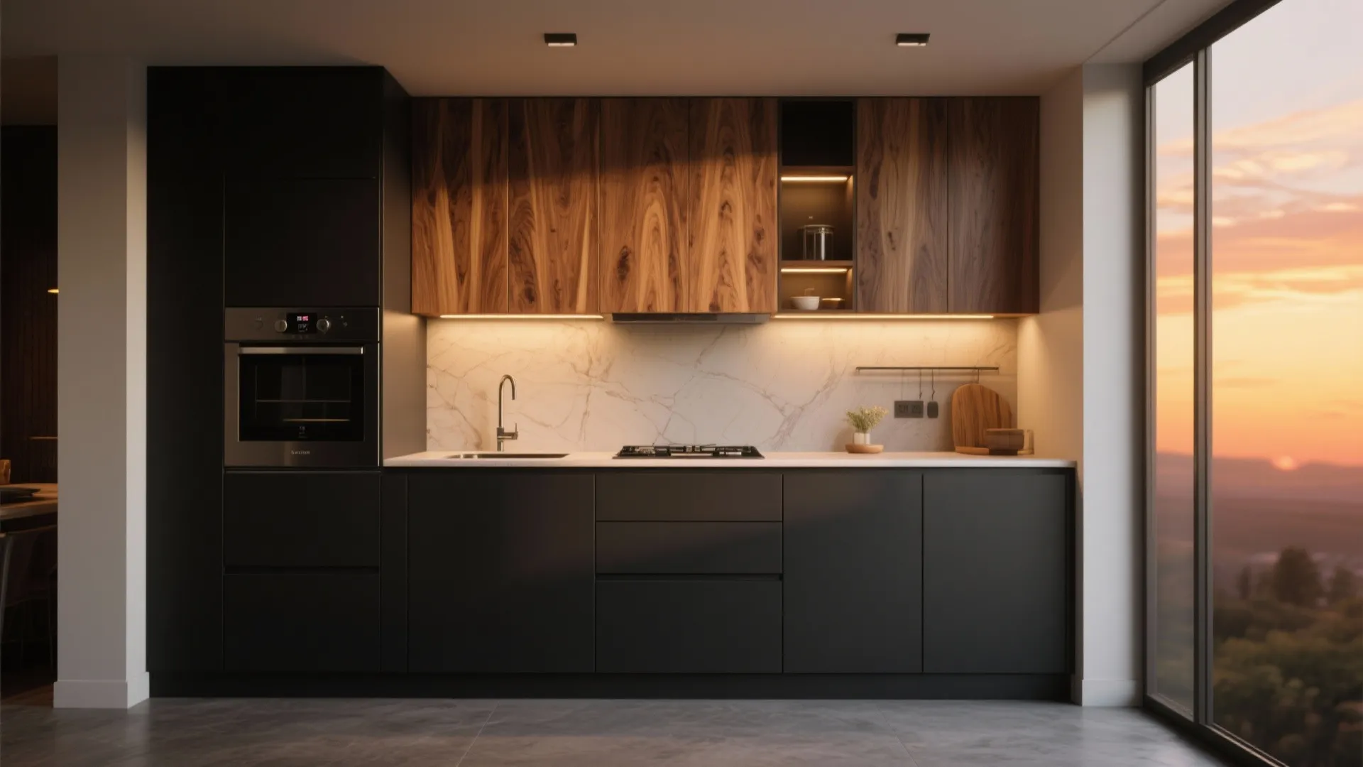 Idea 5: Charcoal & Teak