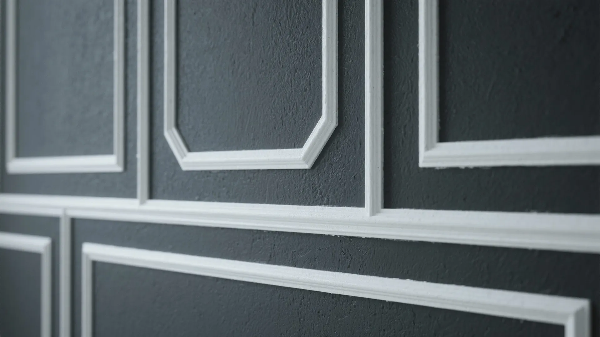 4. Bold Charcoal with Graphic Trim