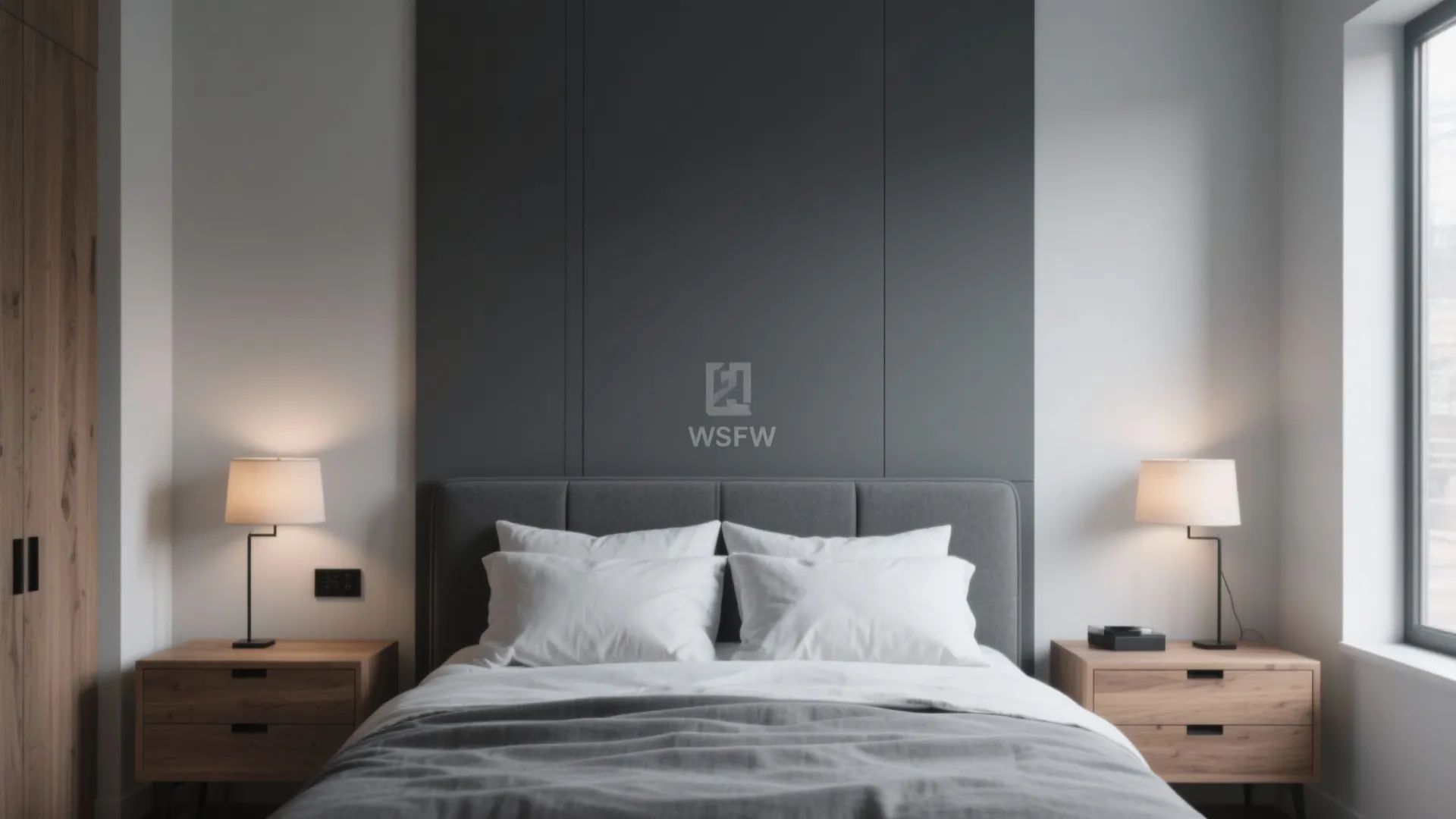 Charcoal Accent Wall for Depth