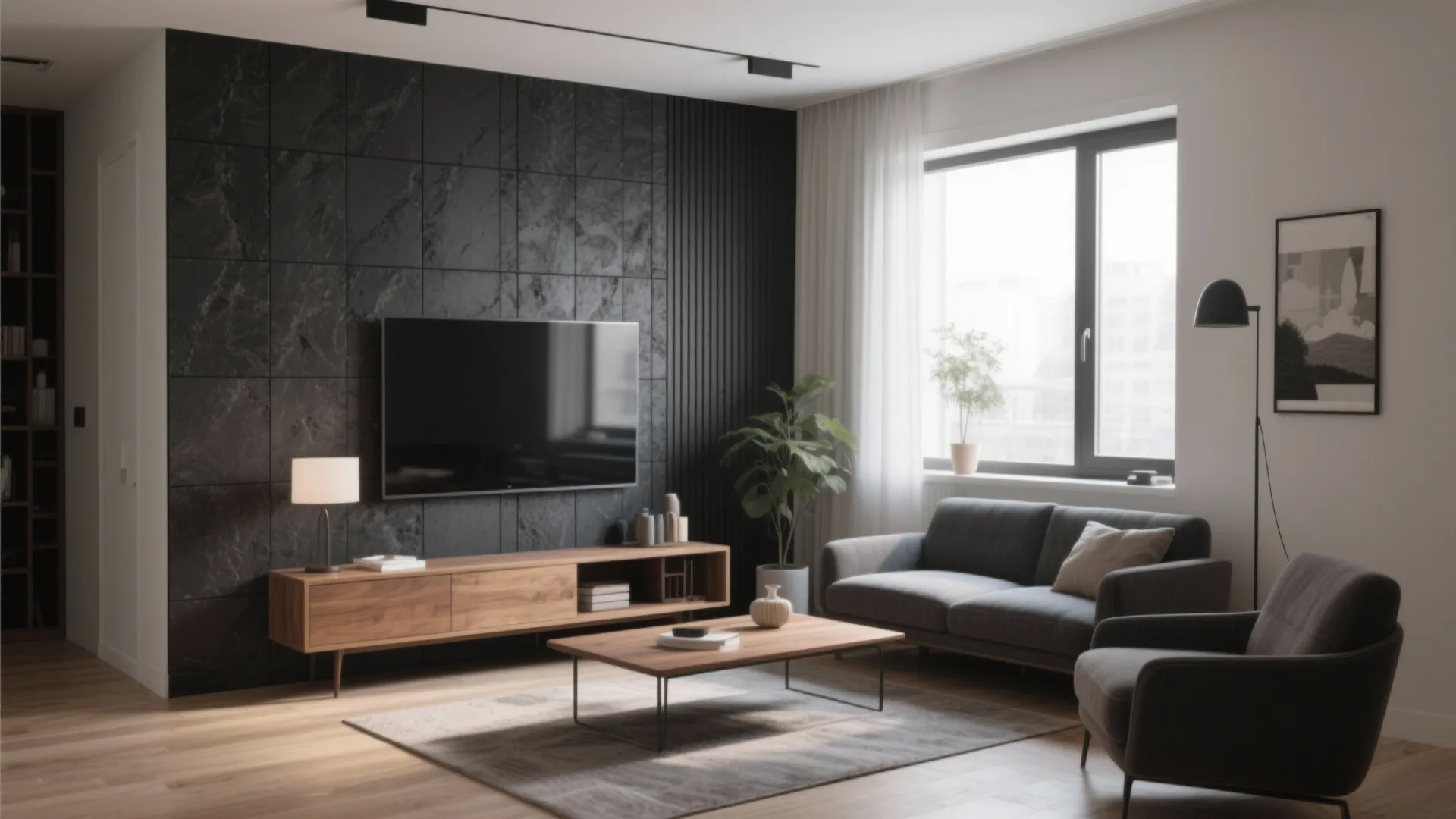 5 Charcoal Wall Panel Design Ideas: Elevate your small space with these 5 charcoal wall panel inspirations