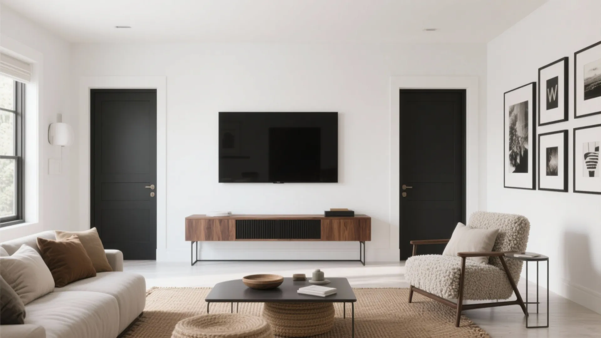 Charcoal and Soft White Contrast for Modern Clarity