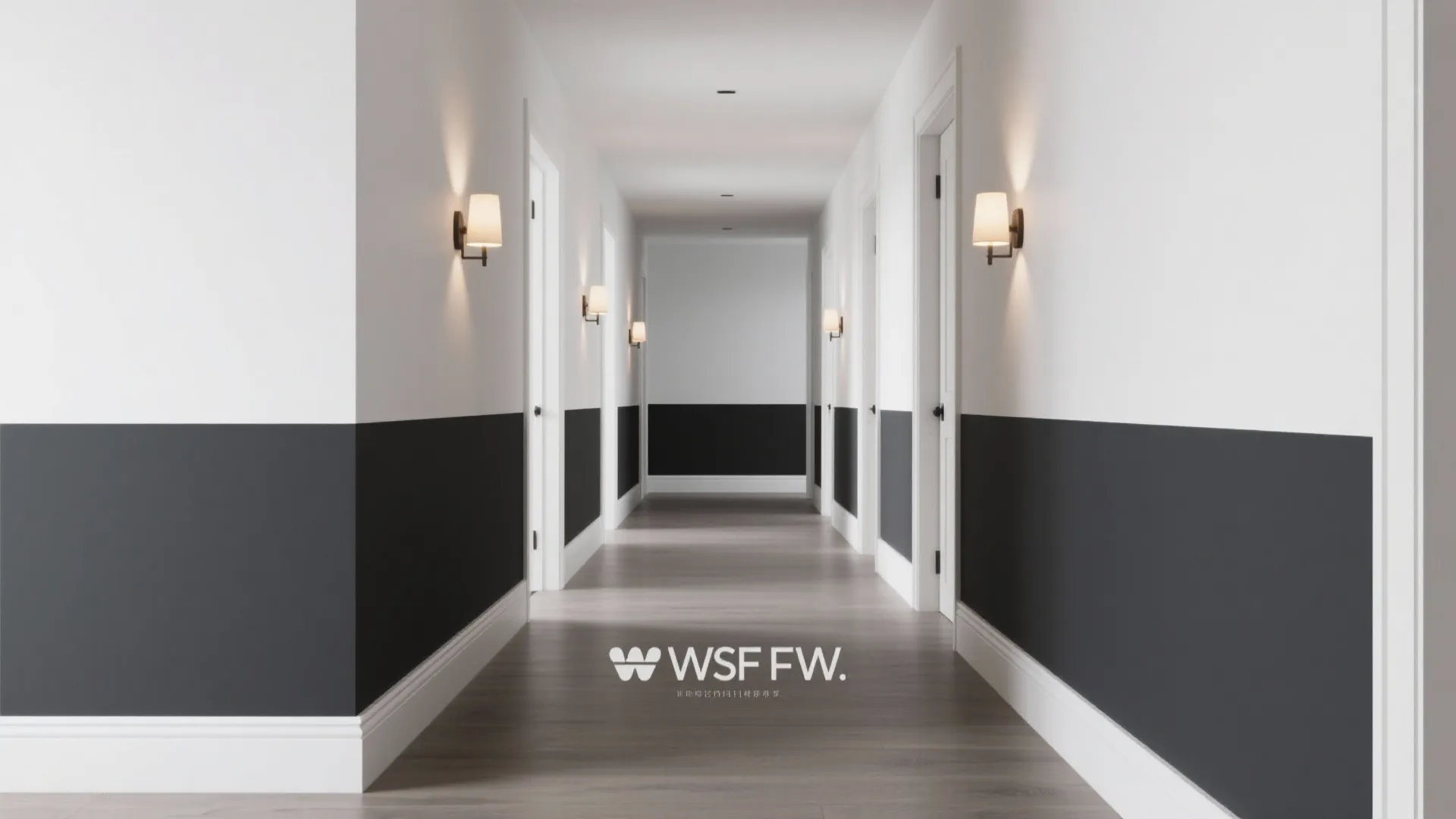 High Contrast: Charcoal + Crisp White for Architectural Punch