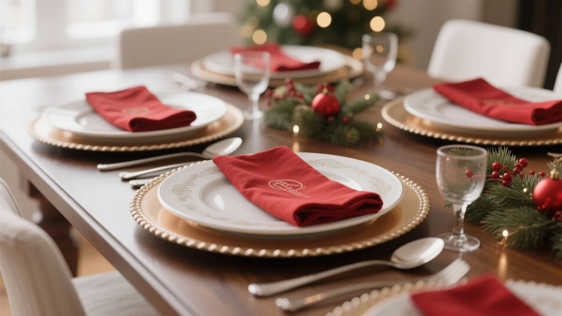 5. Charger Plates with Edge Detail