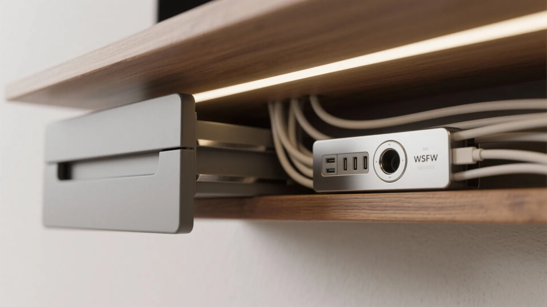 Idea 5: Warm textures, calm colors, and hidden tech