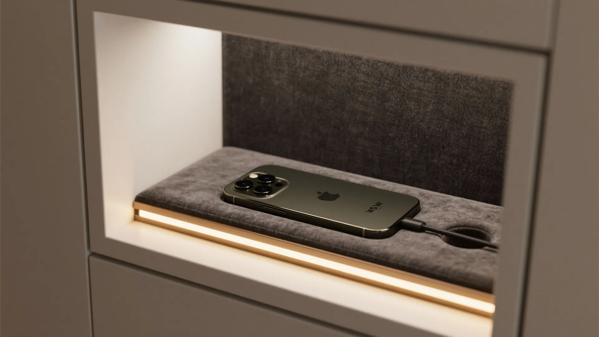 Recessed Niches and Charging Coves