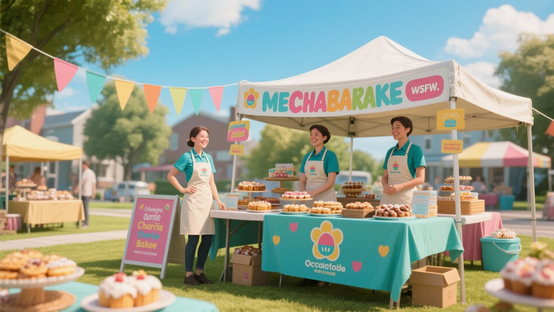 9. Charity Car Wash or Bake Sale