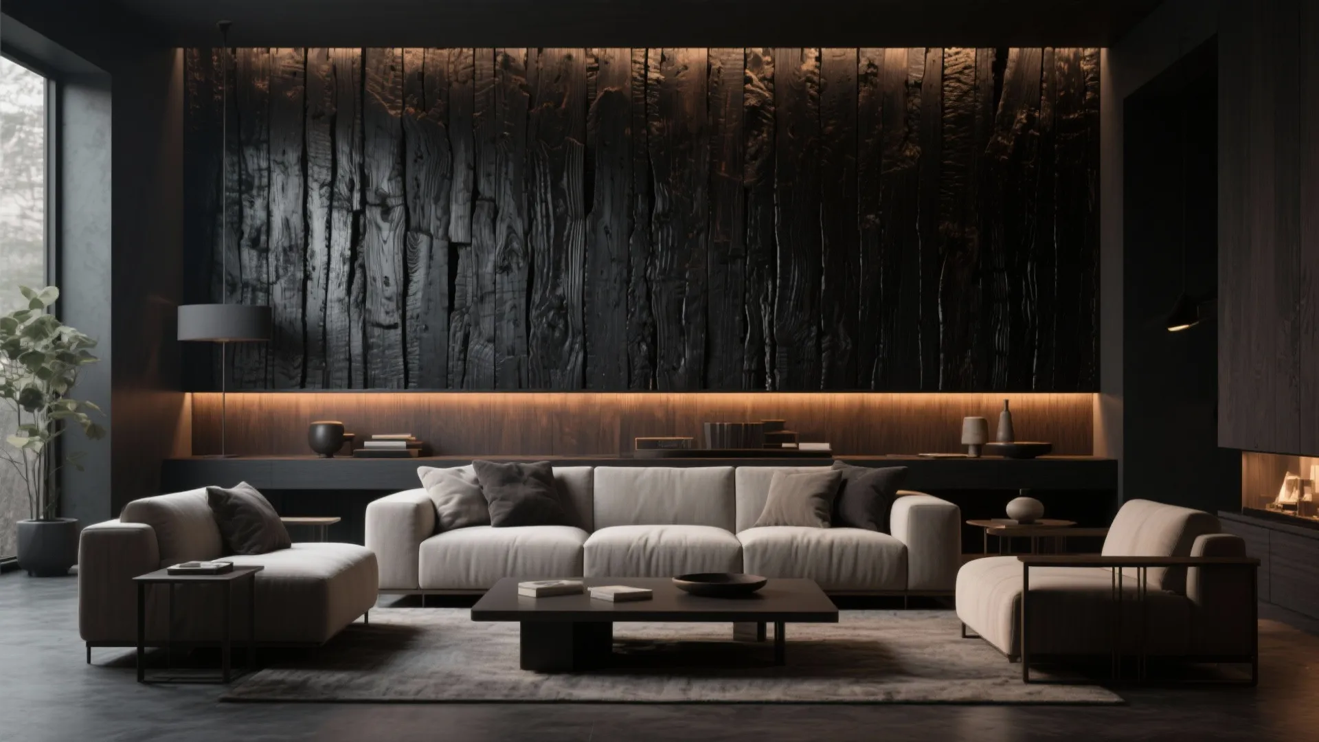 Charred Wood (Shou Sugi Ban)