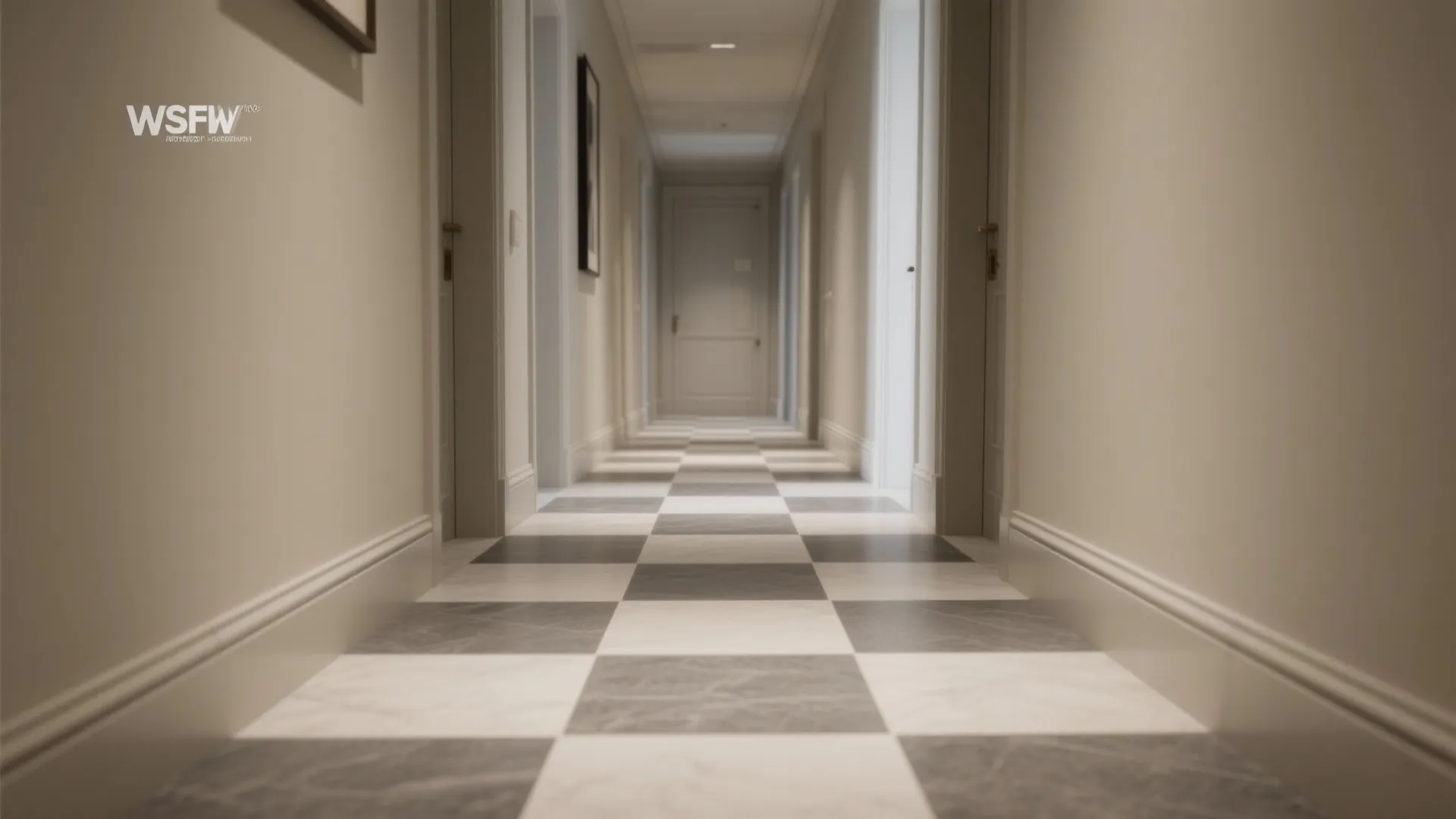Classic Checkerboard That Energizes the Entry