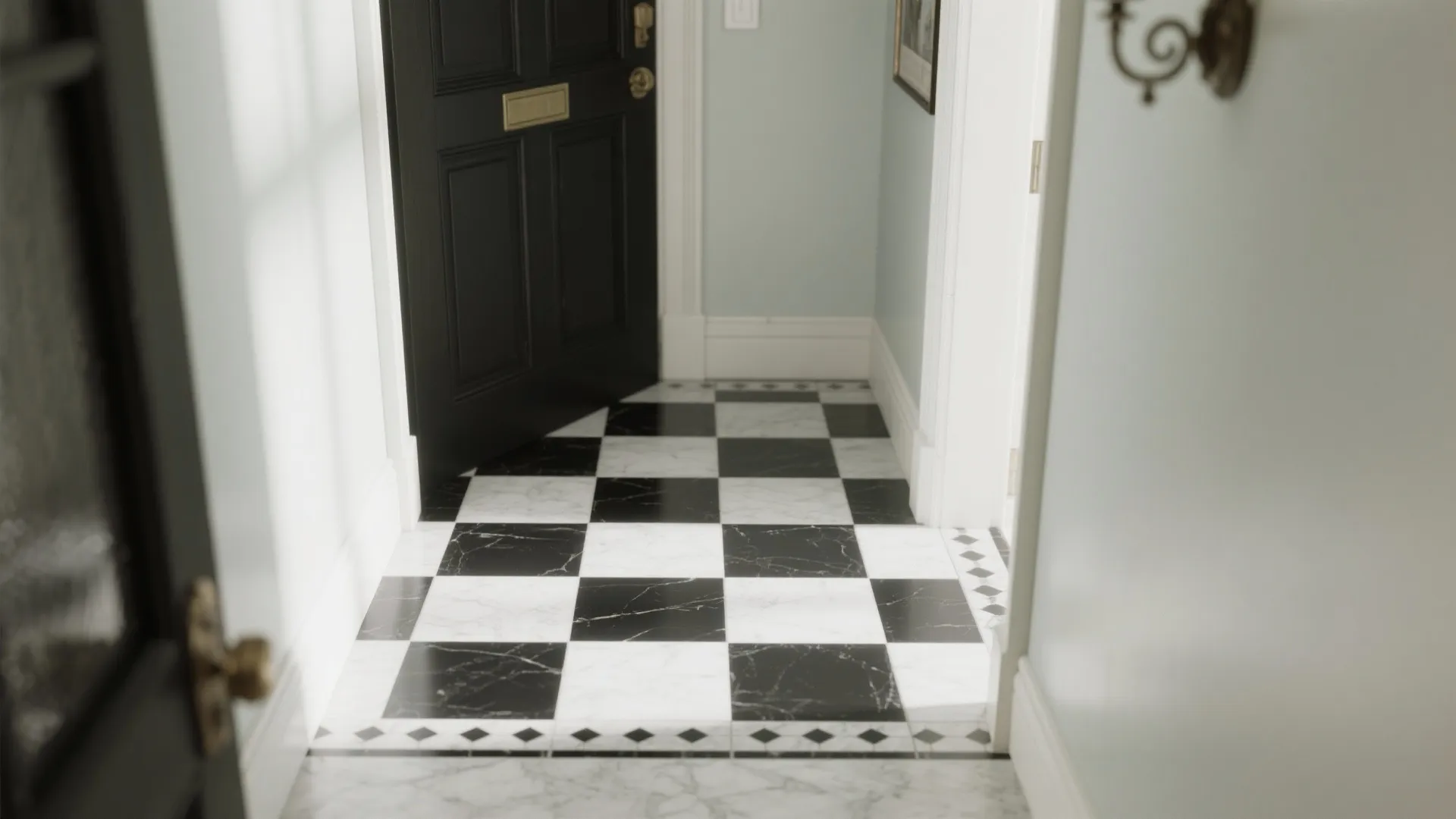 Classic checkerboard for character without clutter