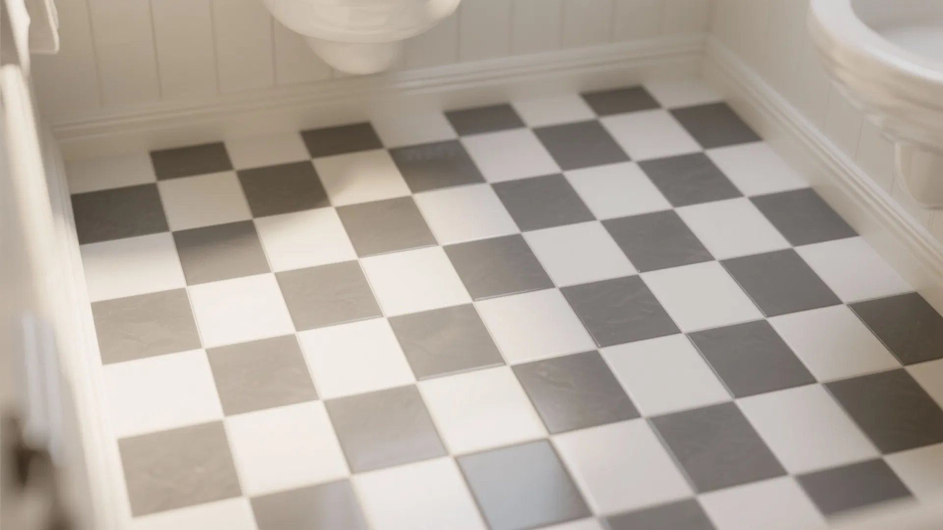 Two-tone checkerboard on the diagonal