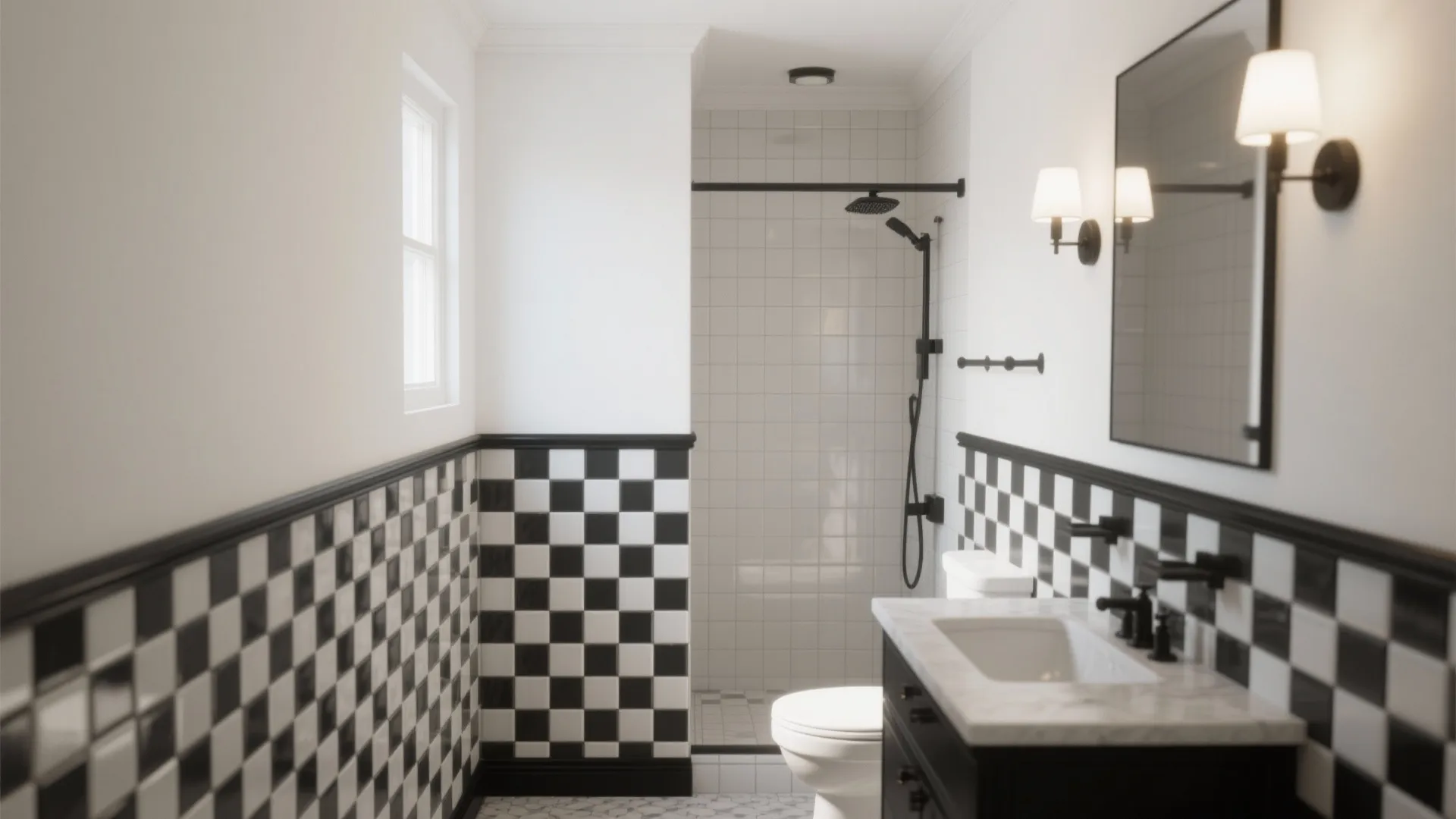 Checkerboard Wainscot, Reimagined