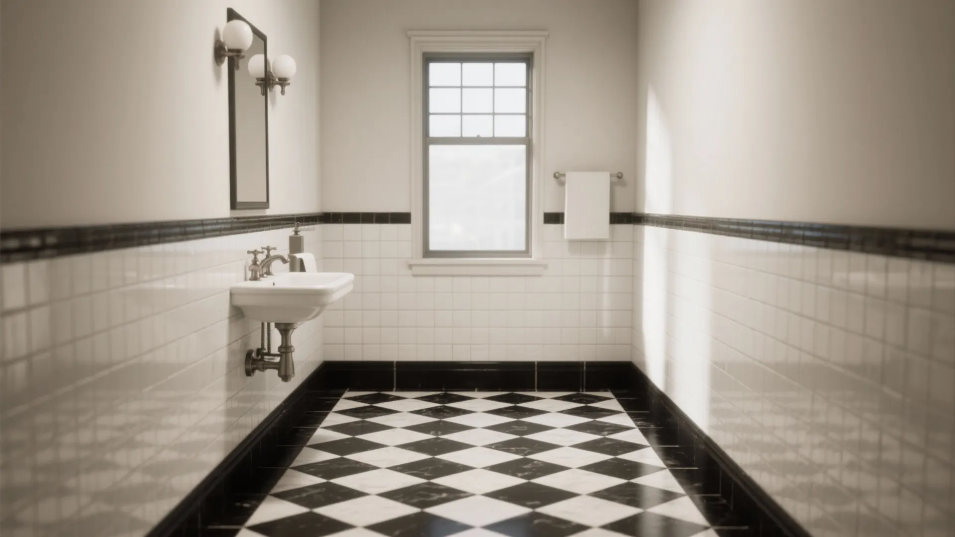 4. Checkerboard or border inset for classic drama