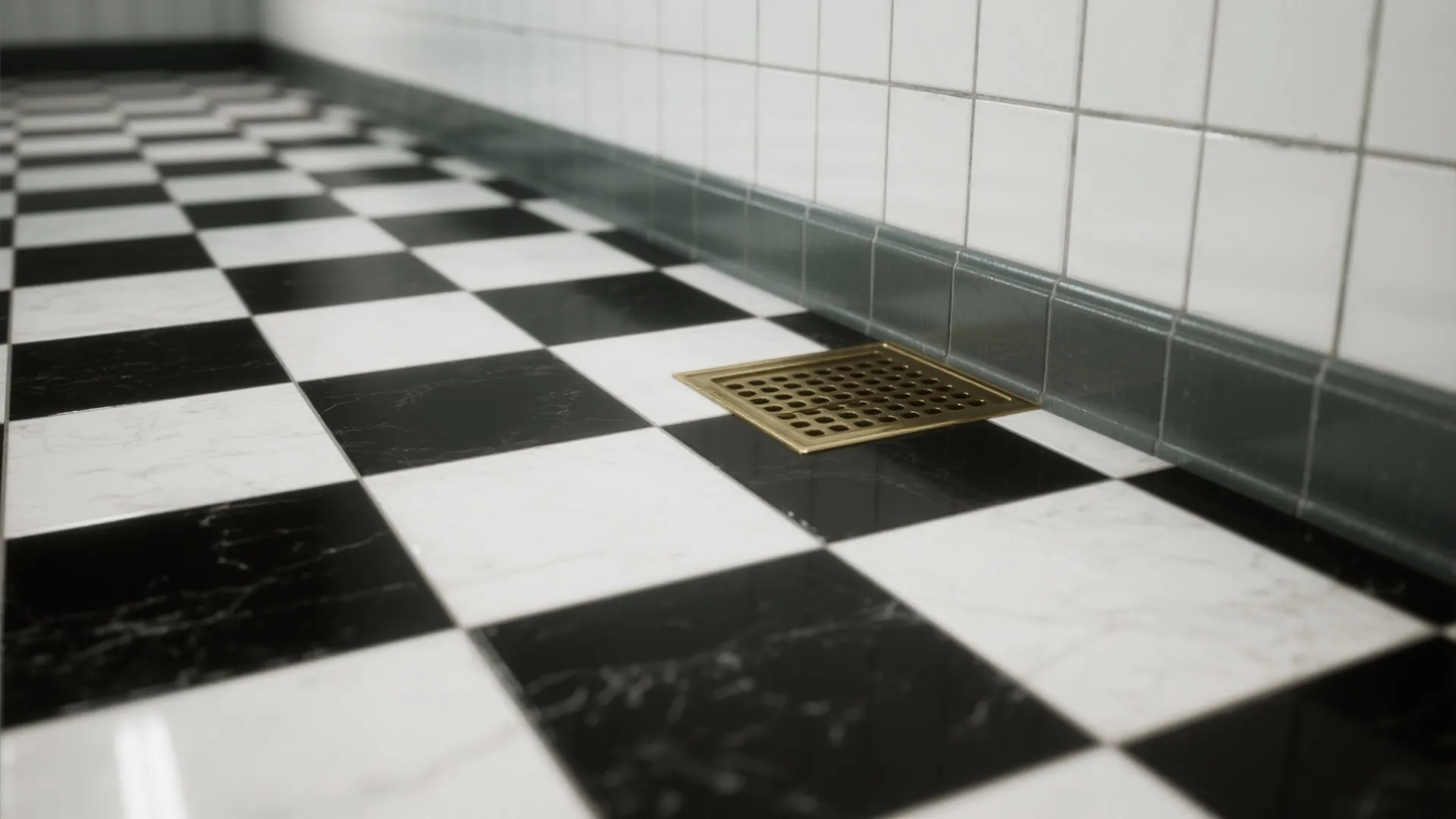 1. Classic Checkerboard with a Modern Twist