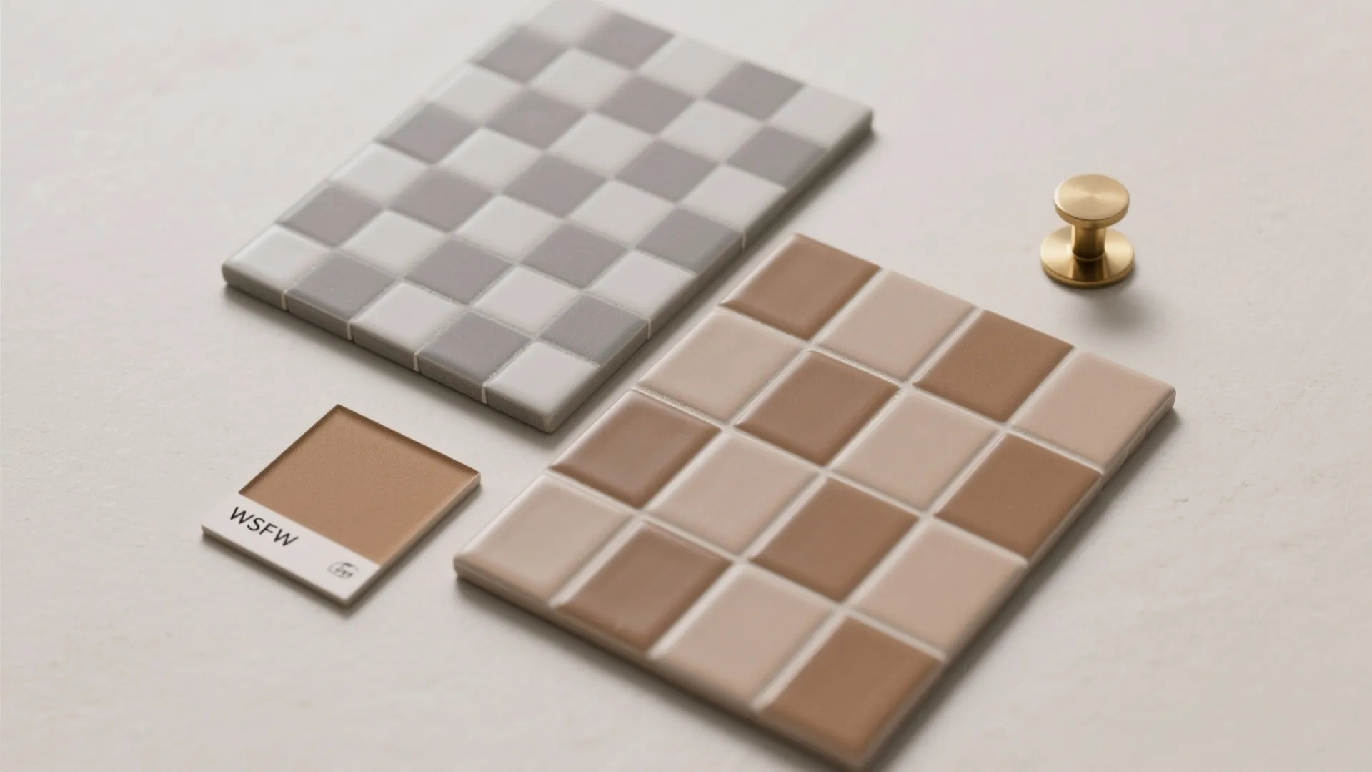 Mid-tone checkerboard for timeless charm