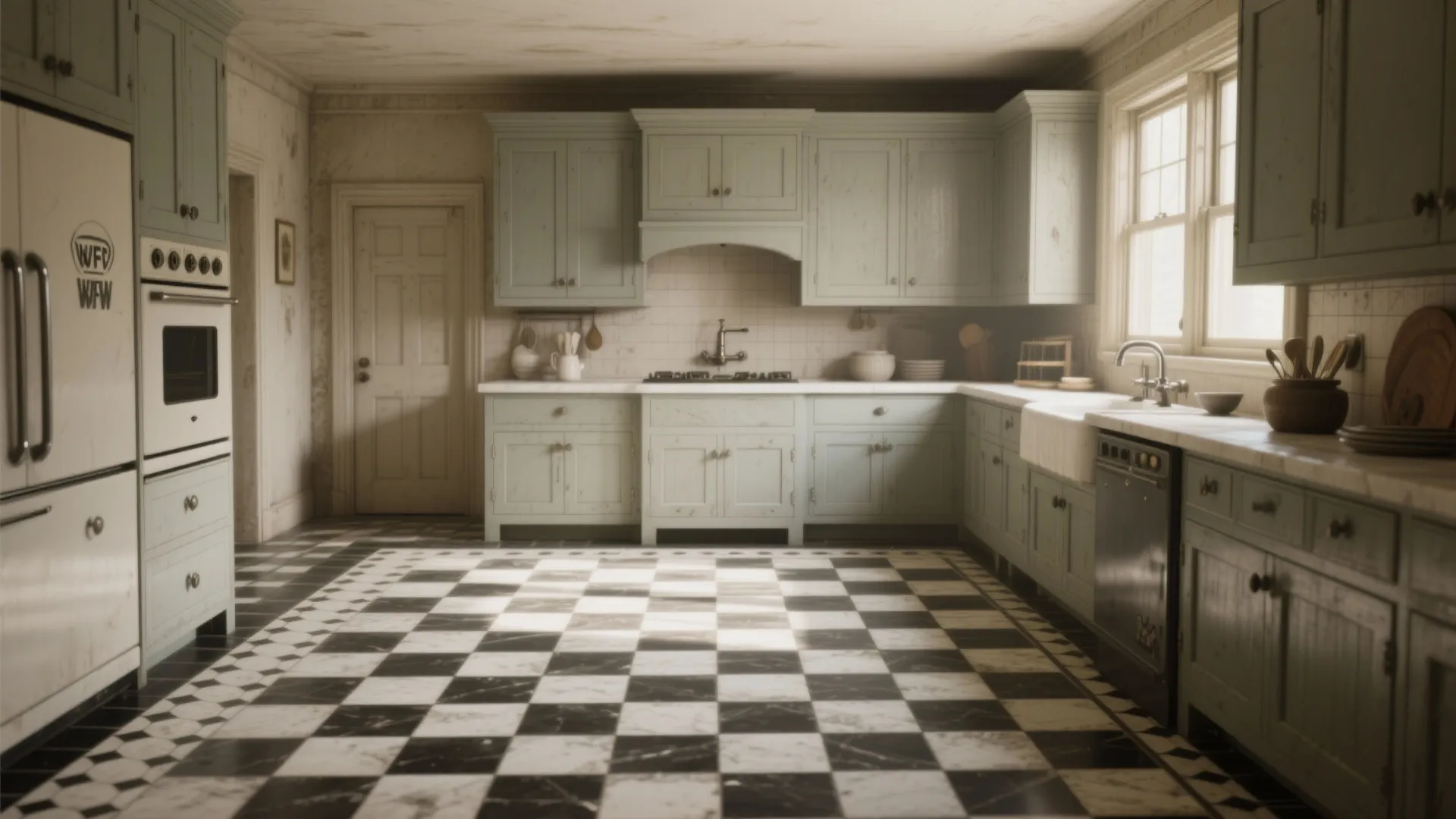 5. Checkerboard or contrasting edge detail — a vintage wink