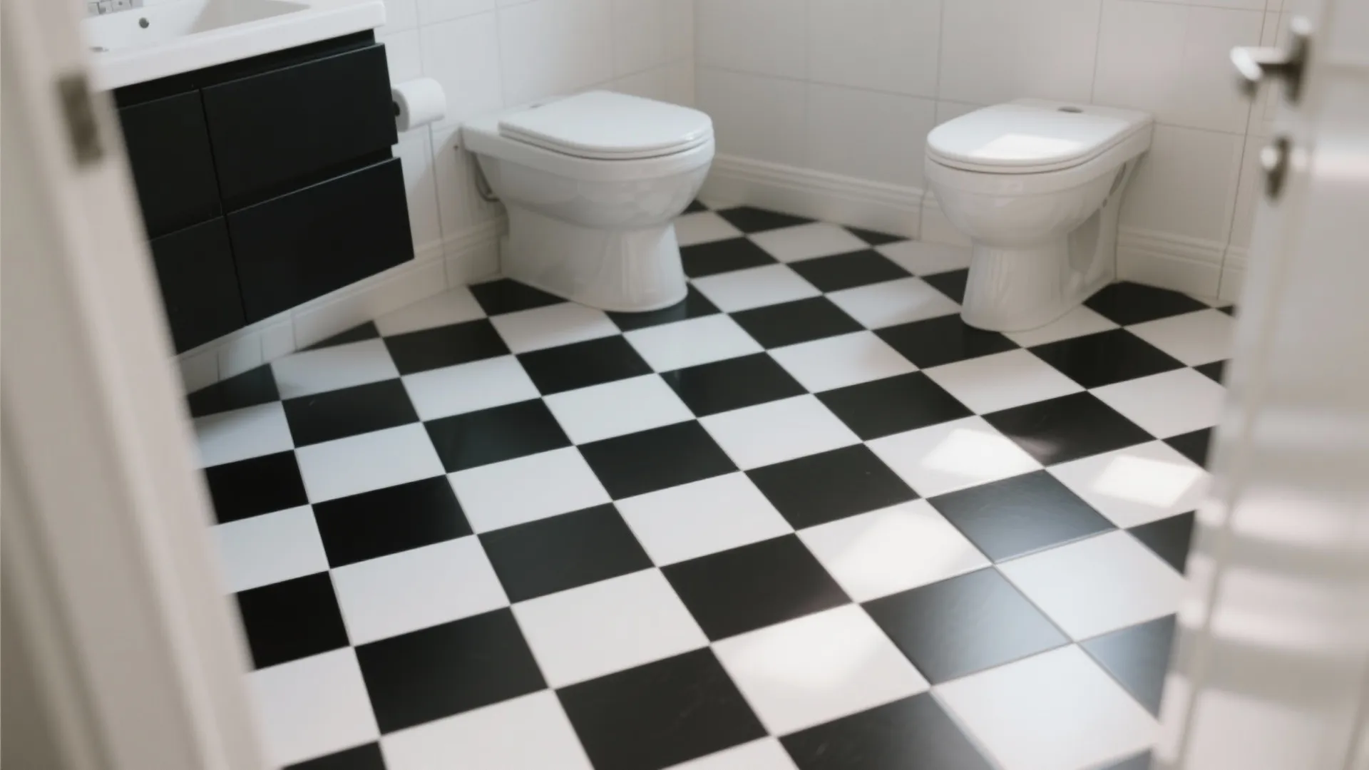 3. Checkerboard Floors