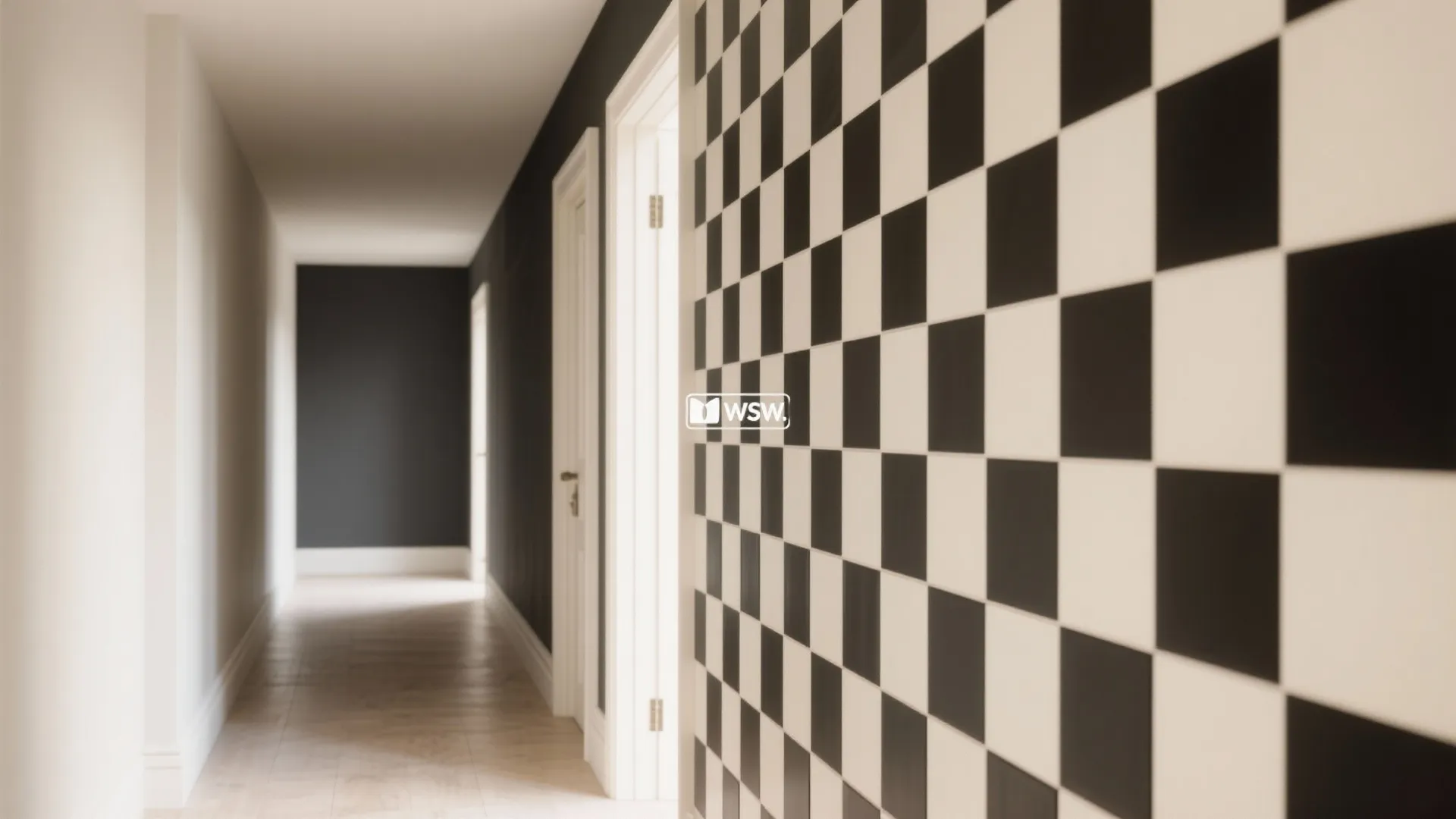 Checkerboard or Geometry for a Graphic Statement