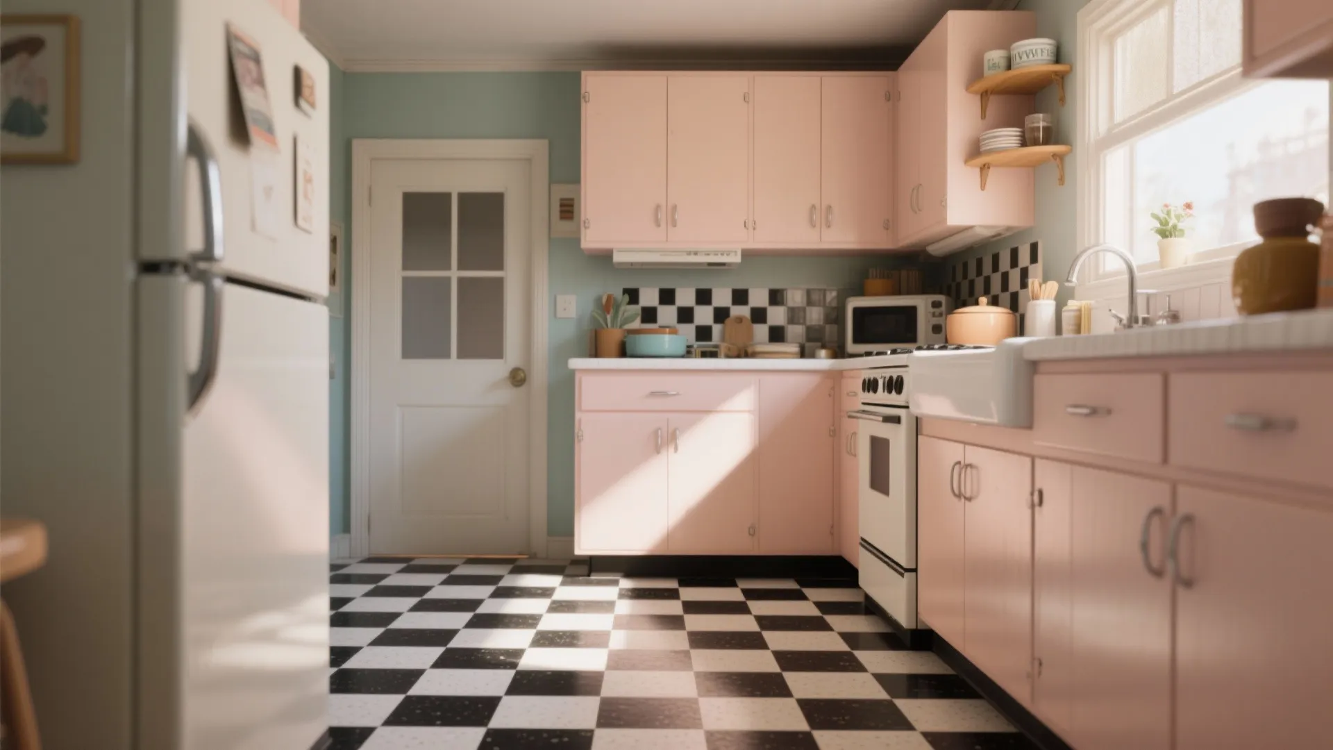 Tip 2: Checkerboard Linoleum