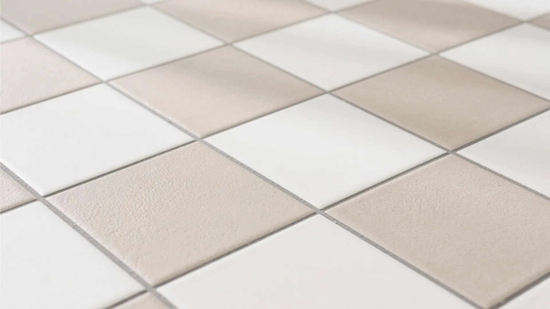 1) Minimal checkerboard in oversized tiles