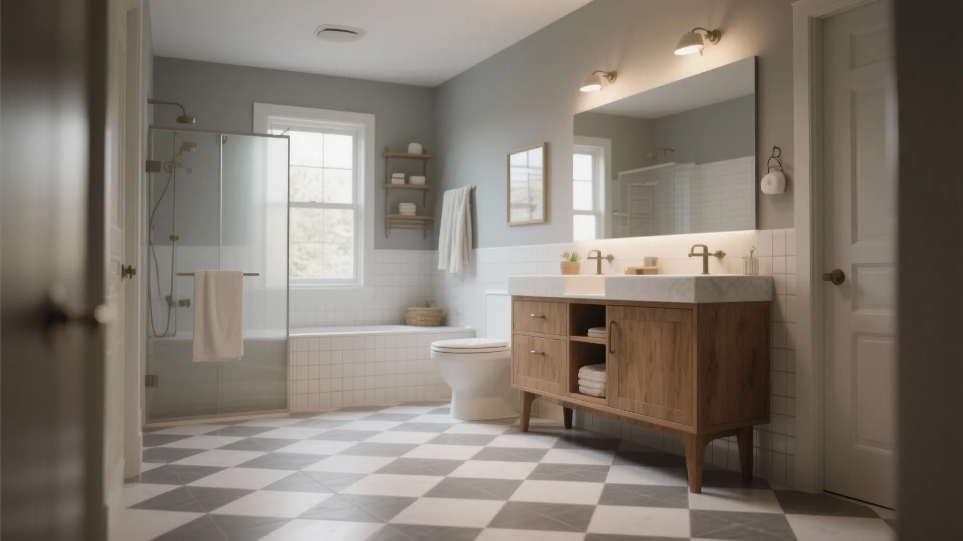 4. Checkerboard with Matte Finishes