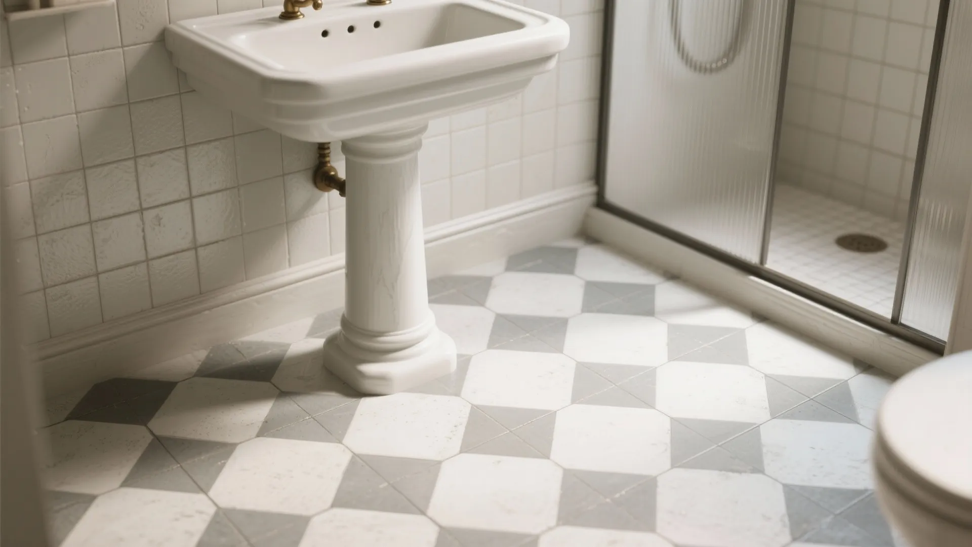 4. Checkerboard with Matte Grey Grout