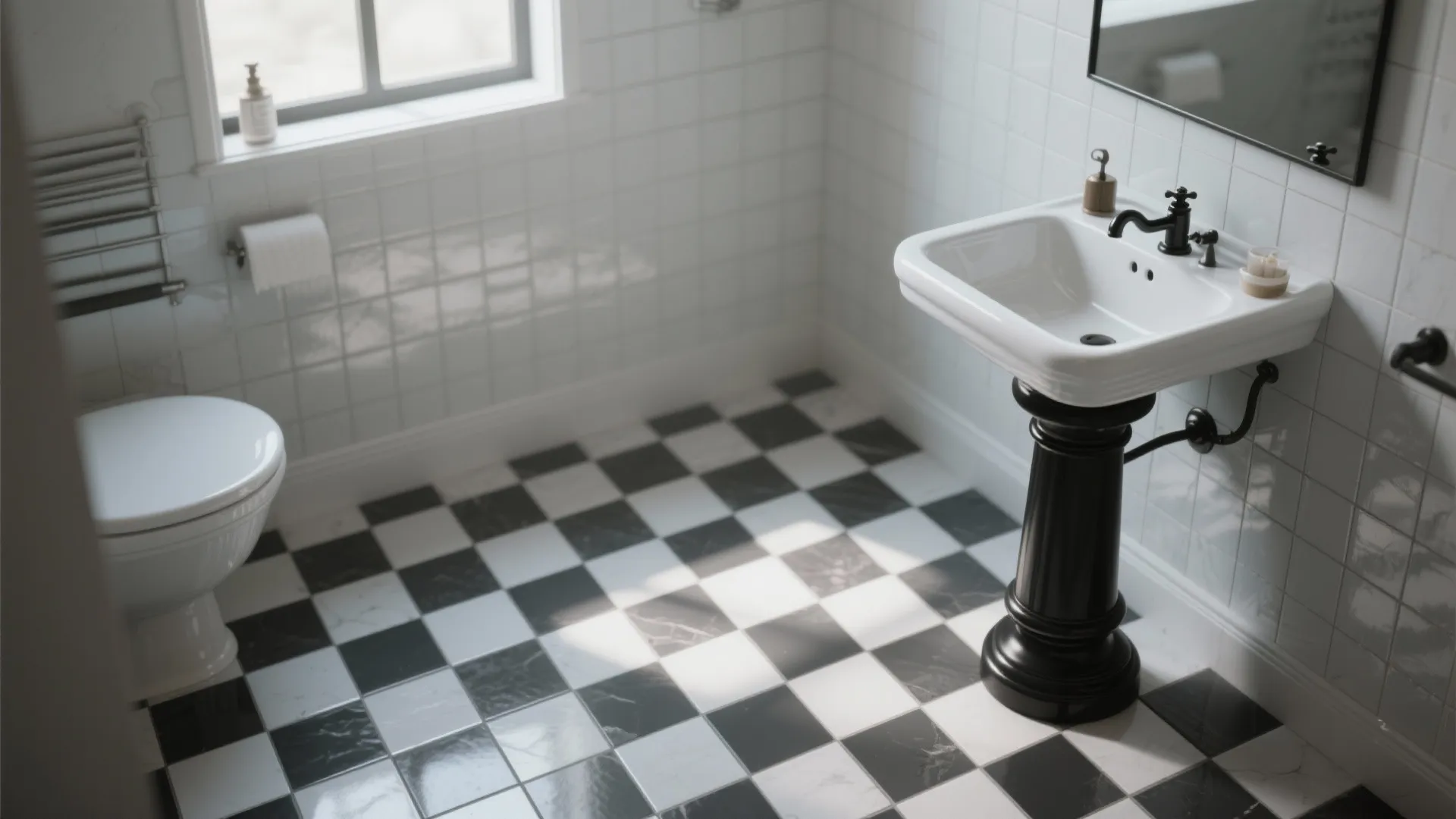 1. Classic Checkerboard with a Modern Twist