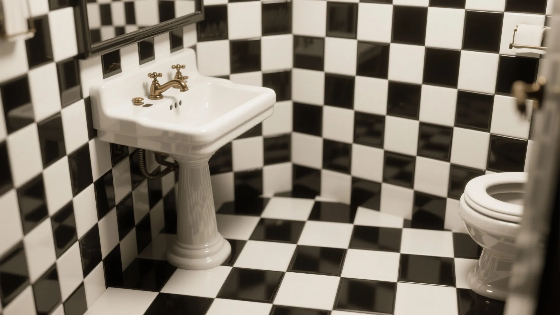 5. High-Contrast Checkerboard for Retro Pop