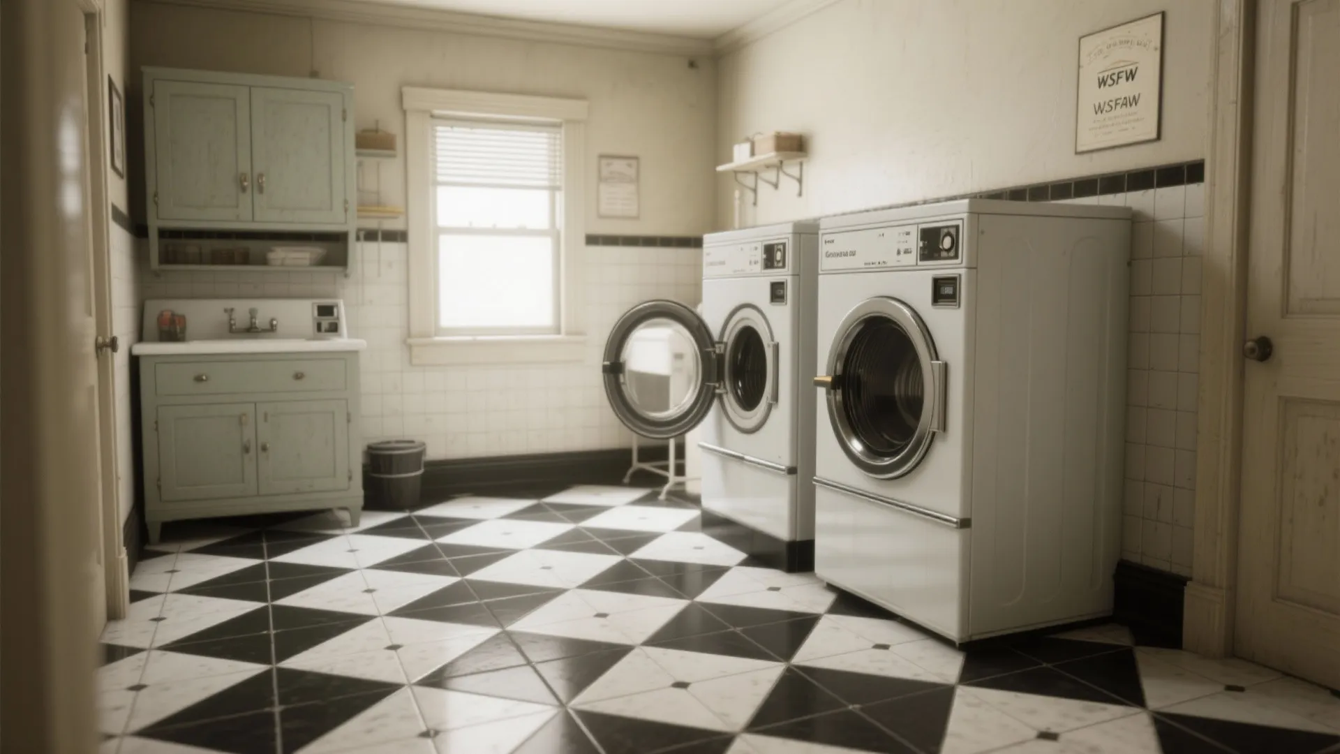 Checkerboard or Retro Ceramic Tile