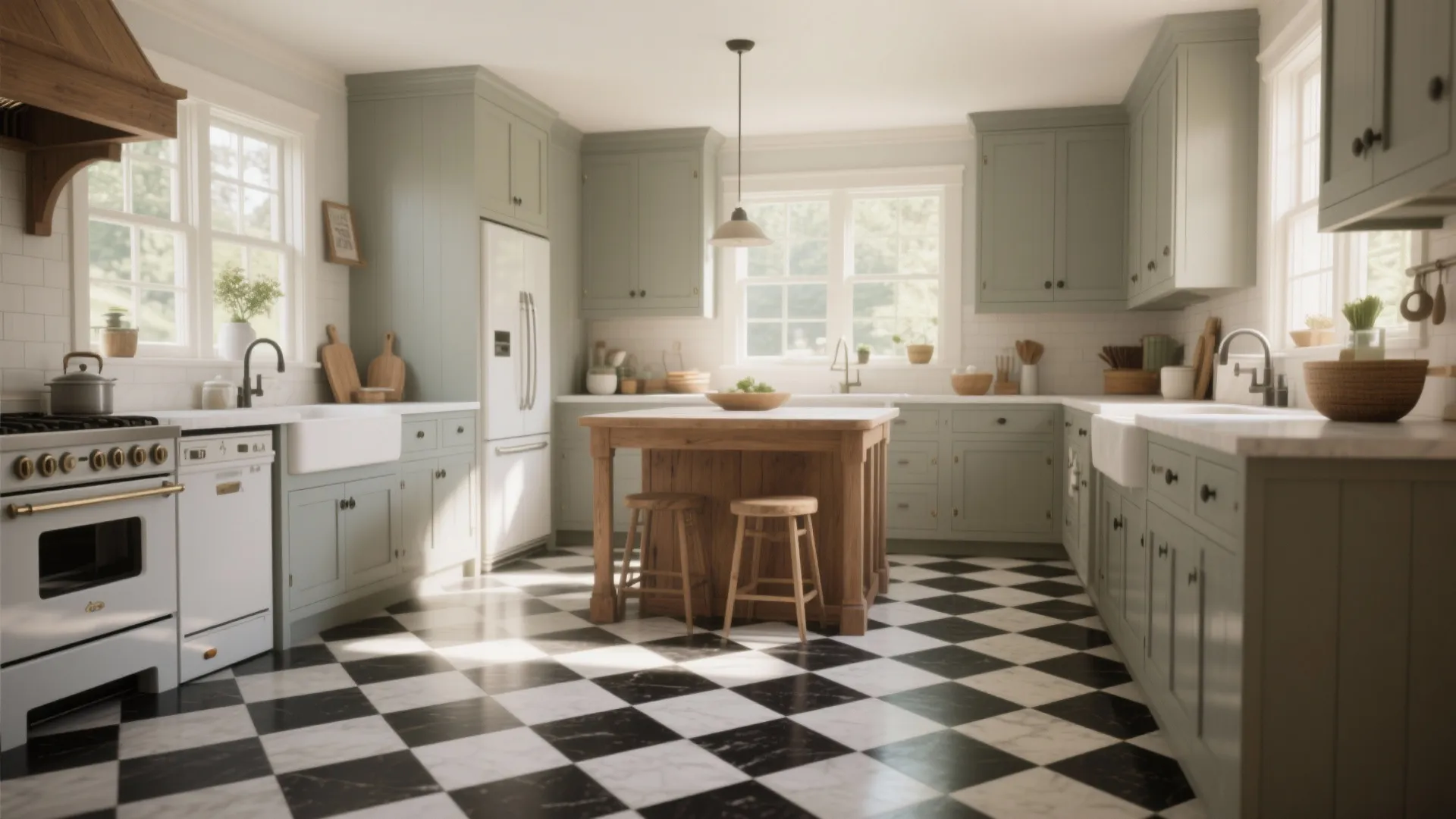 Tip 2: Classic Checkered Tile
