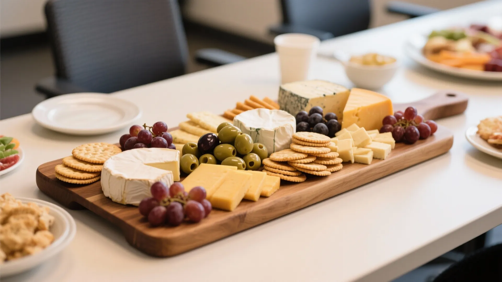 8. Cheese & Cracker Platter