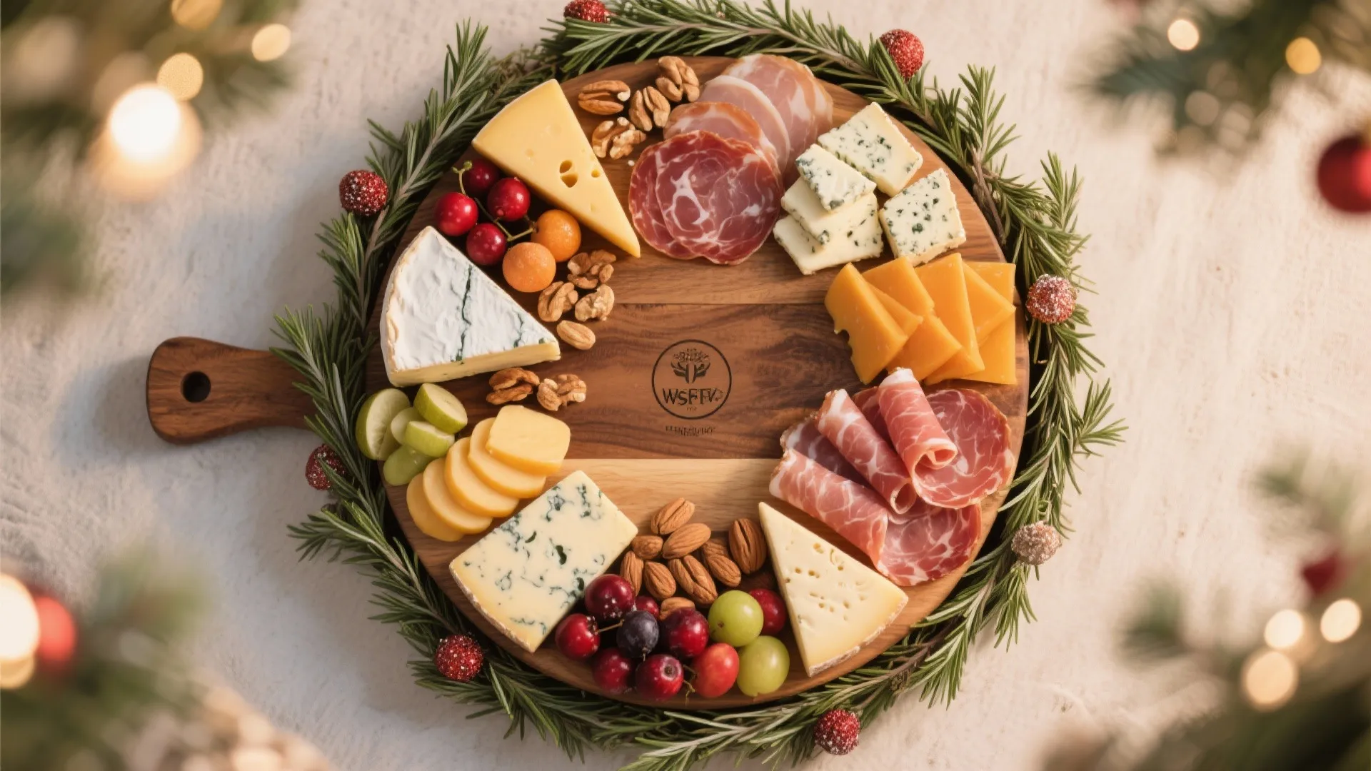 2. Festive Cheese & Charcuterie Board