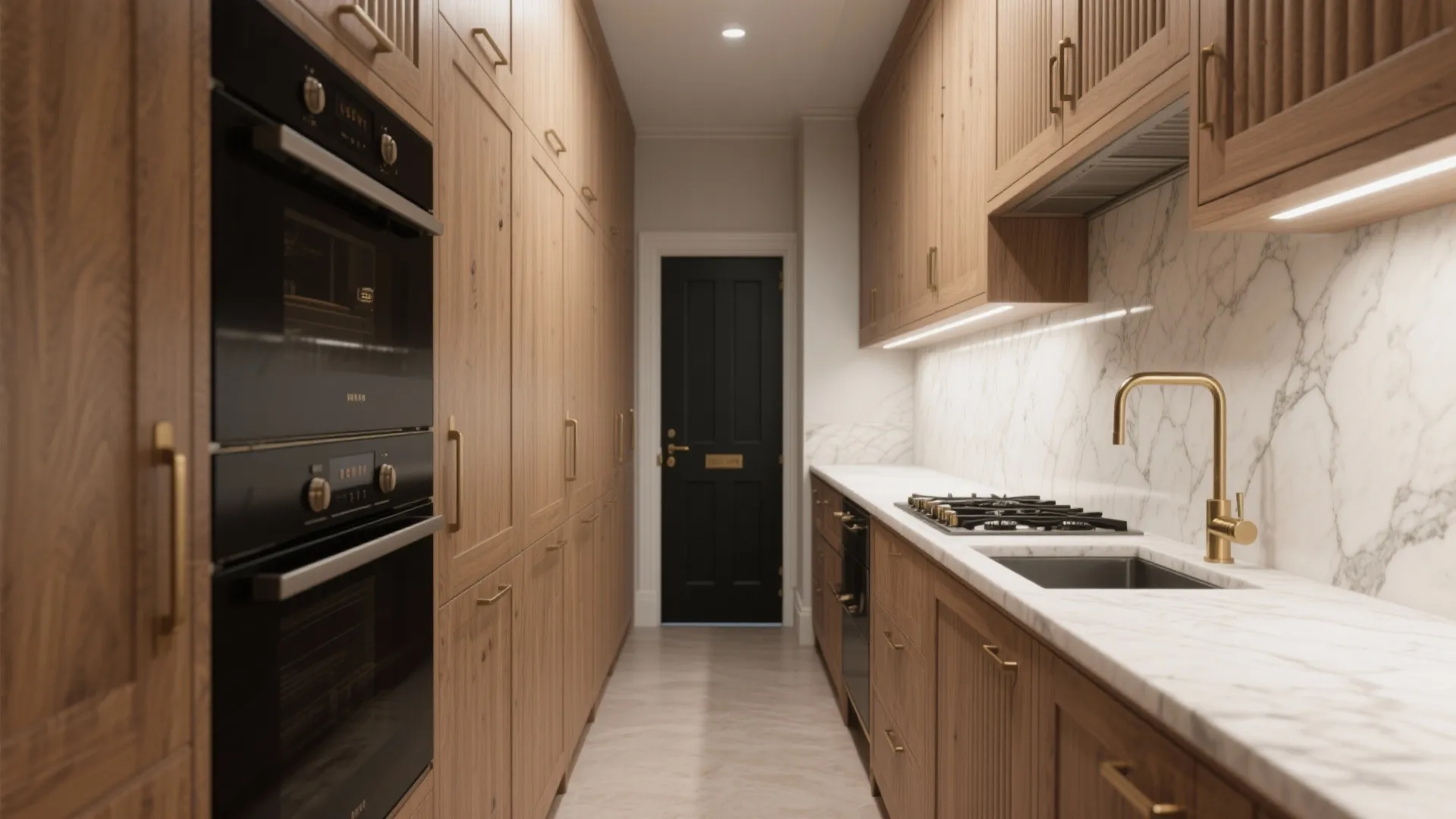 Minimalist Chef’s Kitchen in a London Townhouse