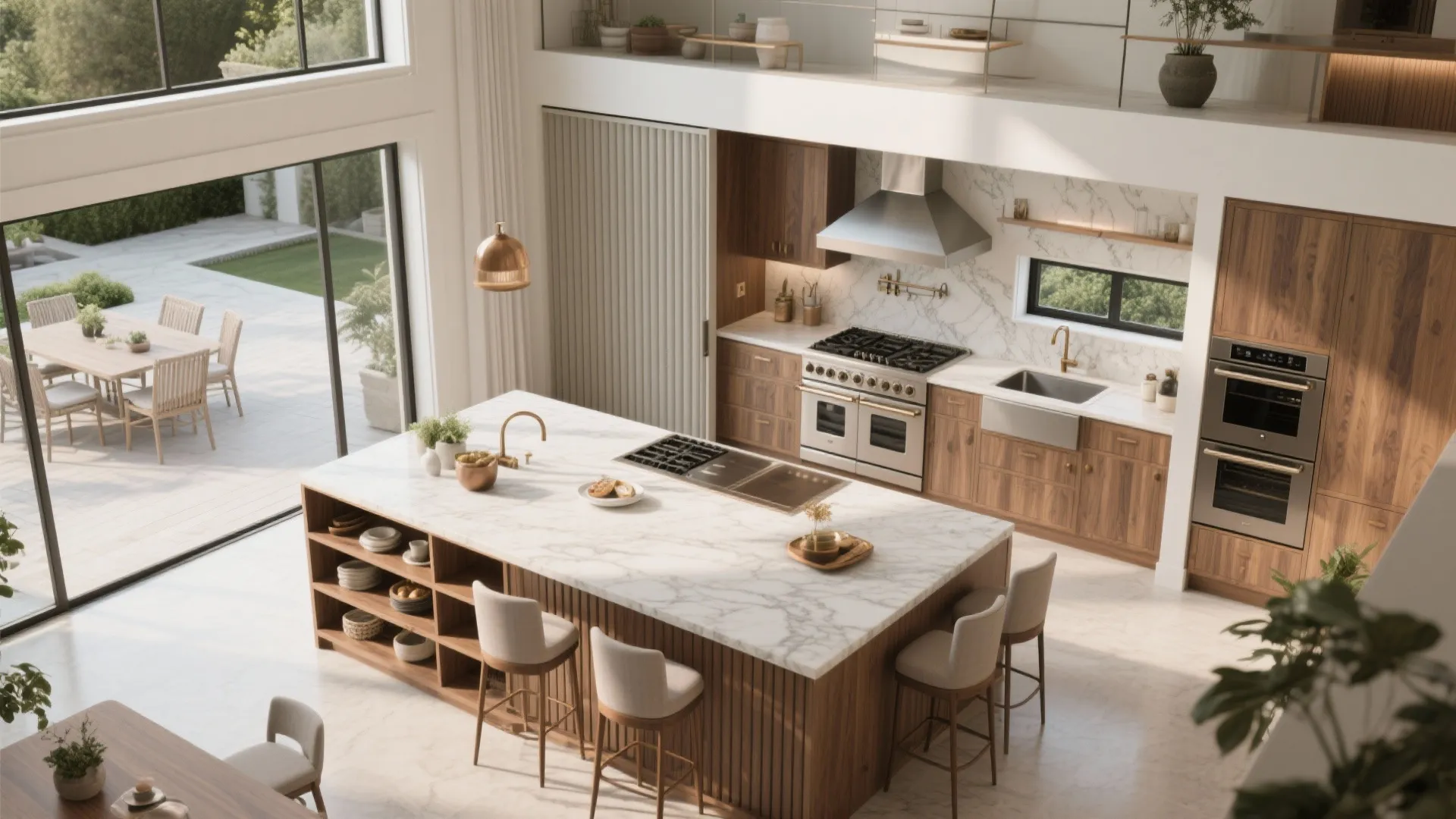 The Chef’s Kitchen + Hidden Prep Kitchen