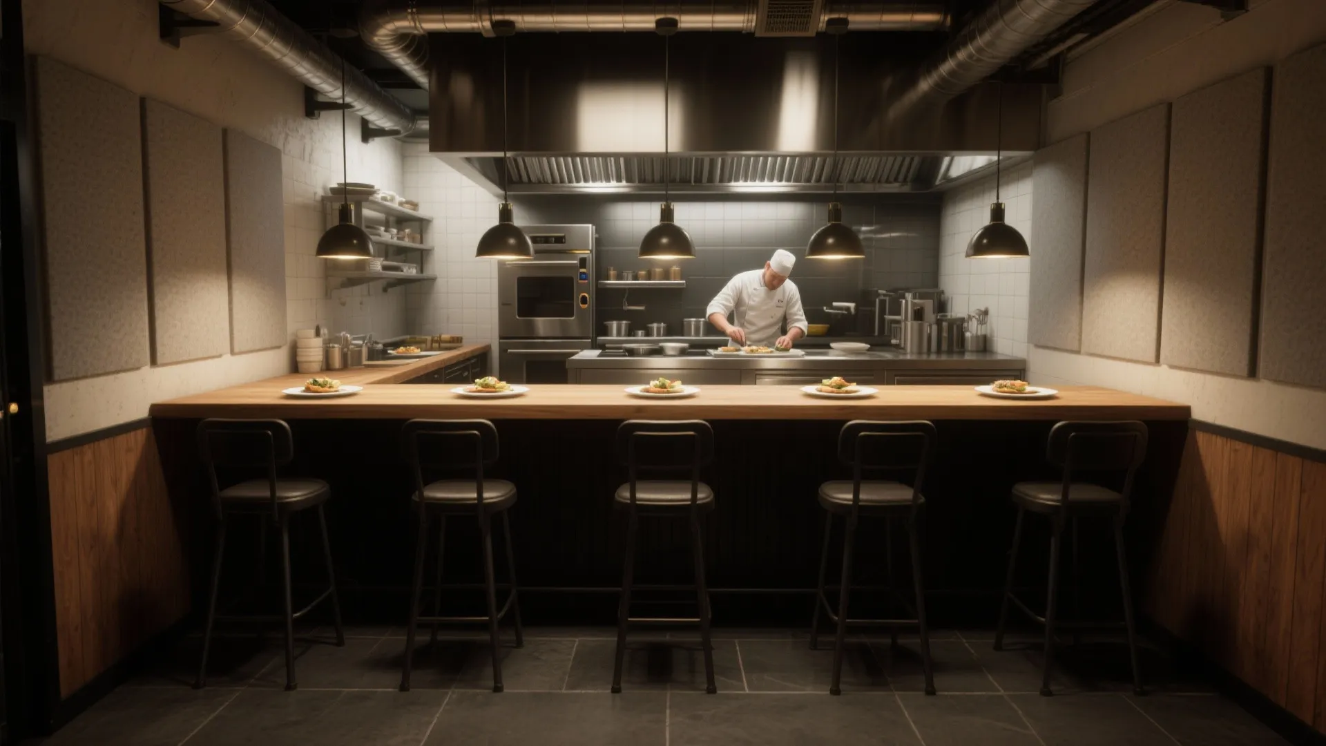 1. Chef’s Table in the Back: performance-first intimacy