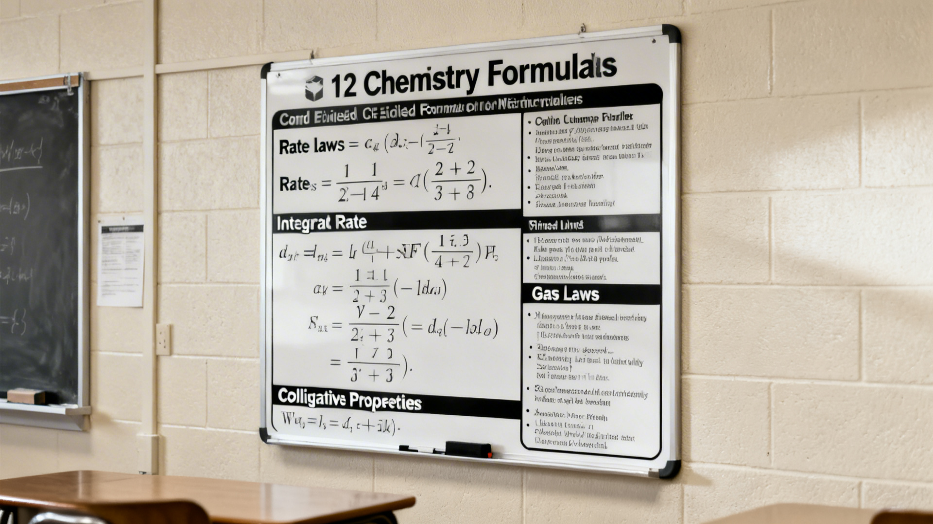5 Class 12 Chemistry Charts for Smart Classroom Design