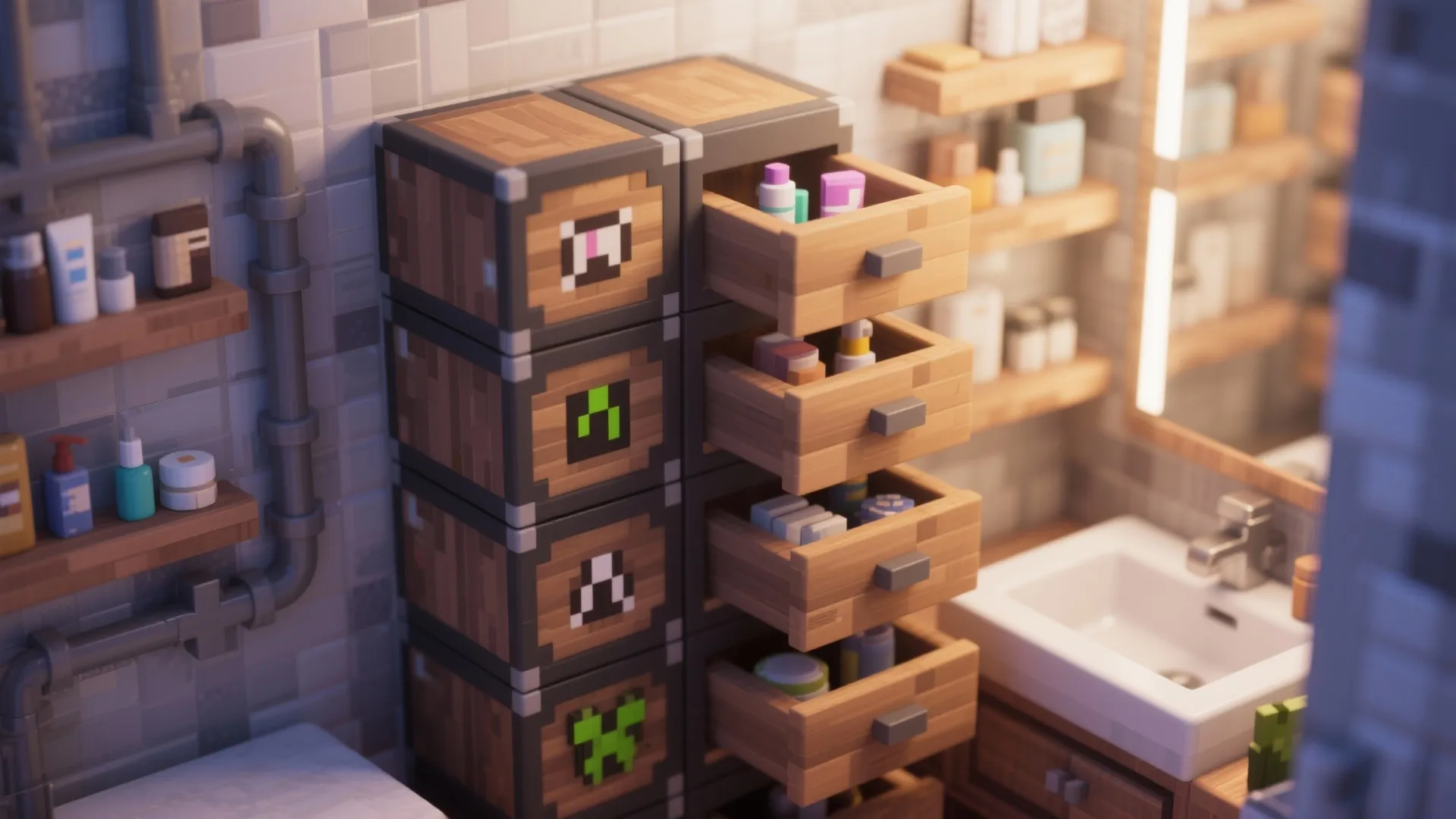 5. Space-Saving "Chest" Storage